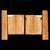 High-Flame Koa Top + Back + Sides Set for Concert Ukulele - 001