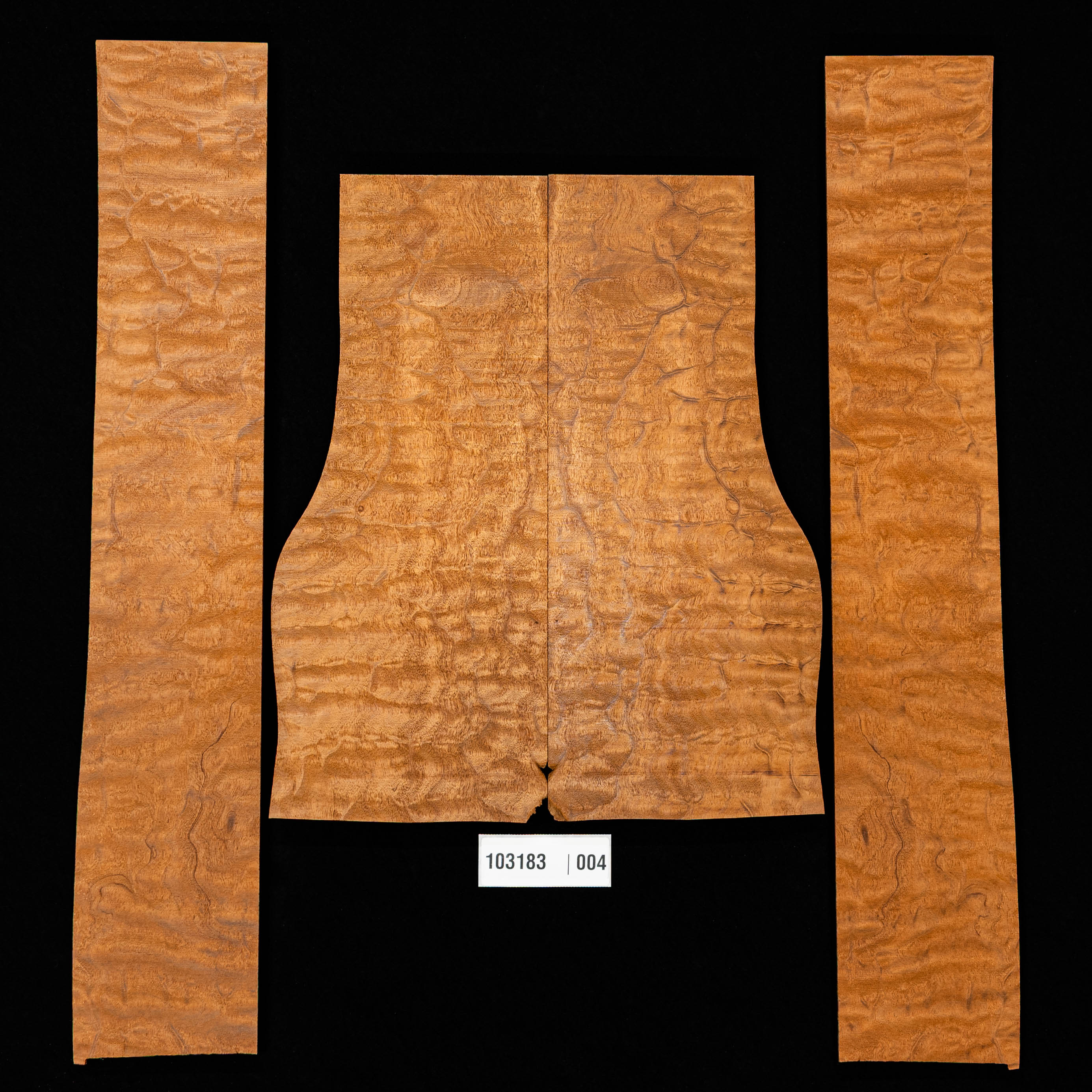 The Tree Quilted Honduran Mahogany Back + Side Set, Standard Reserve - 004