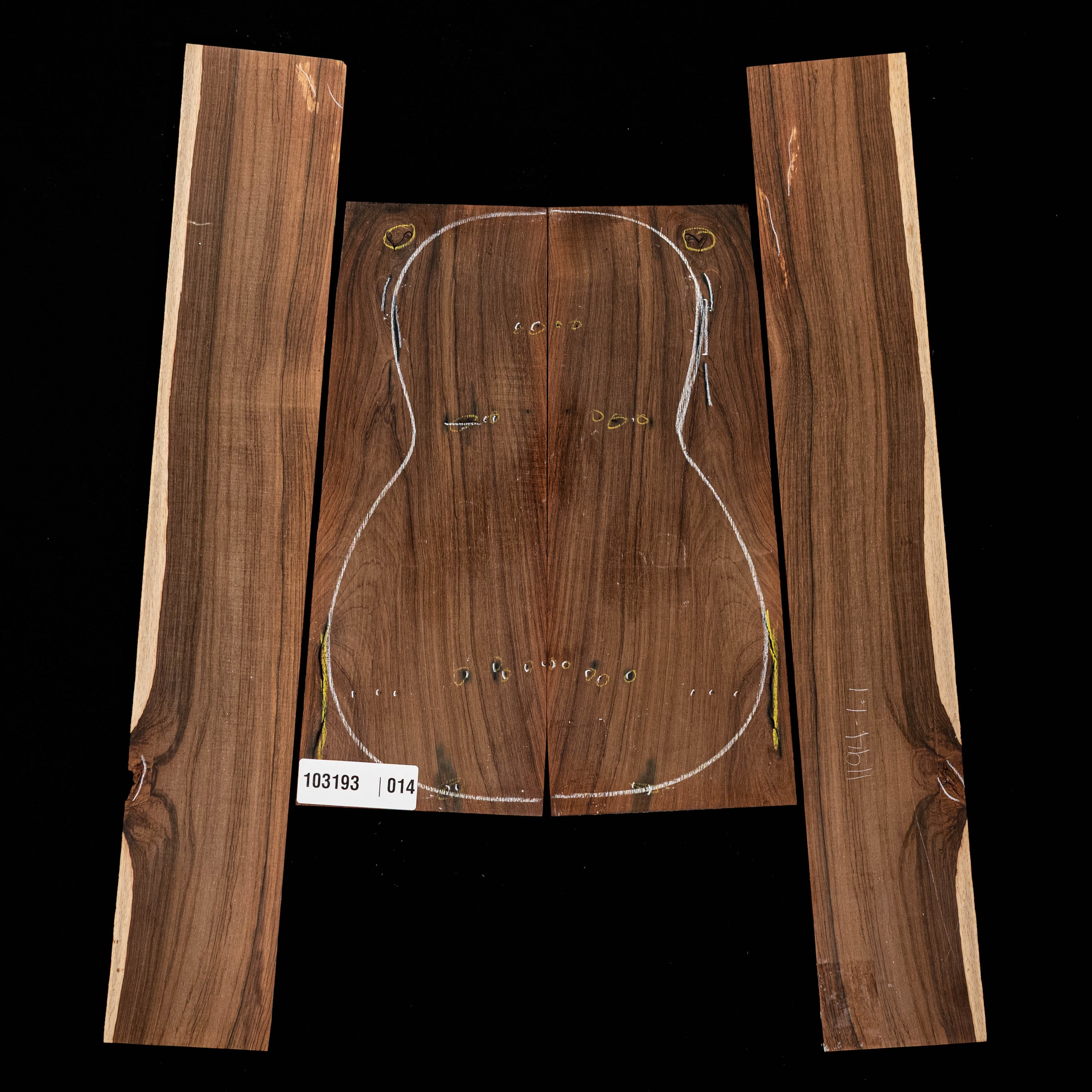 Brazilian Rosewood Back + Side Set - 014