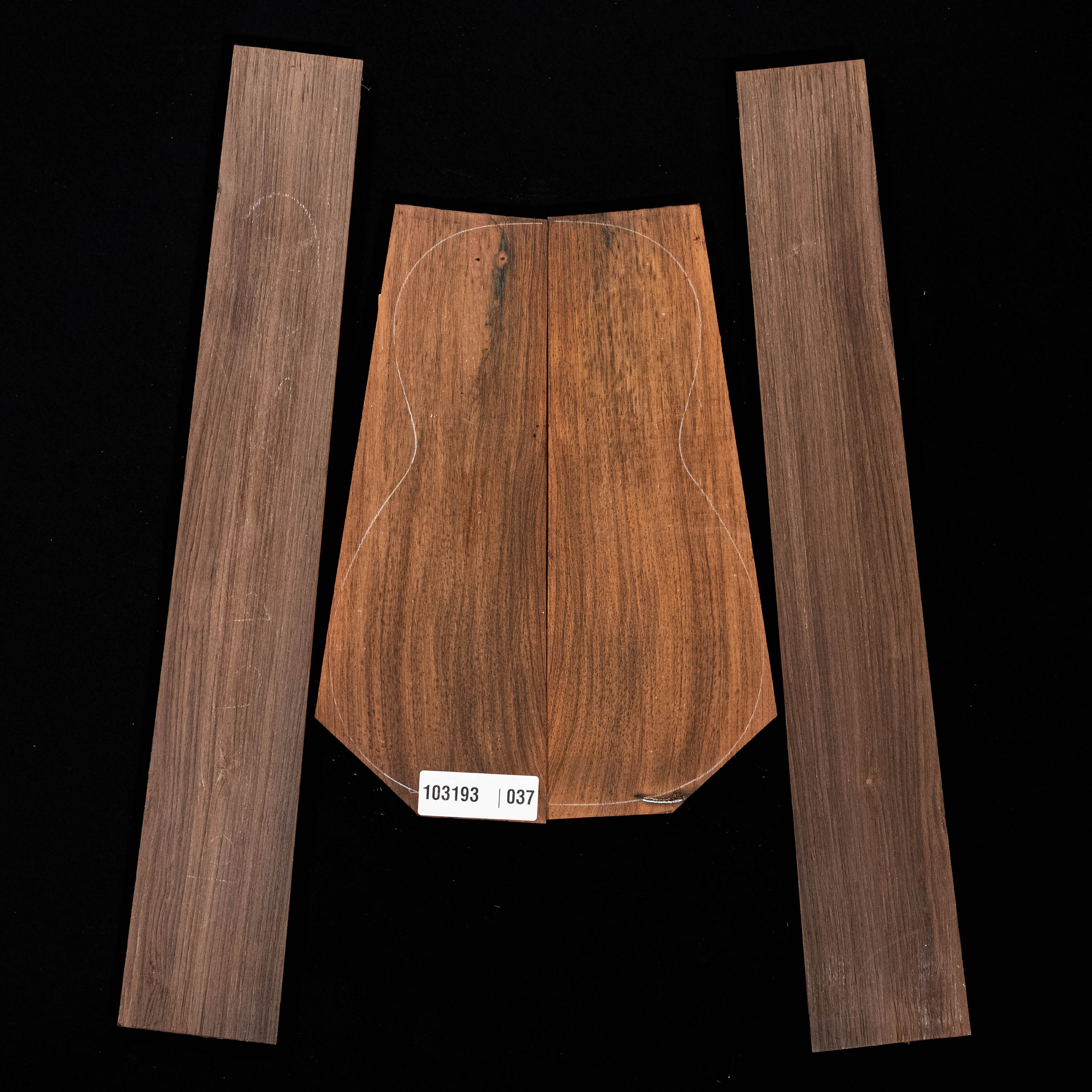 Brazilian Rosewood Back + Side Set - 037