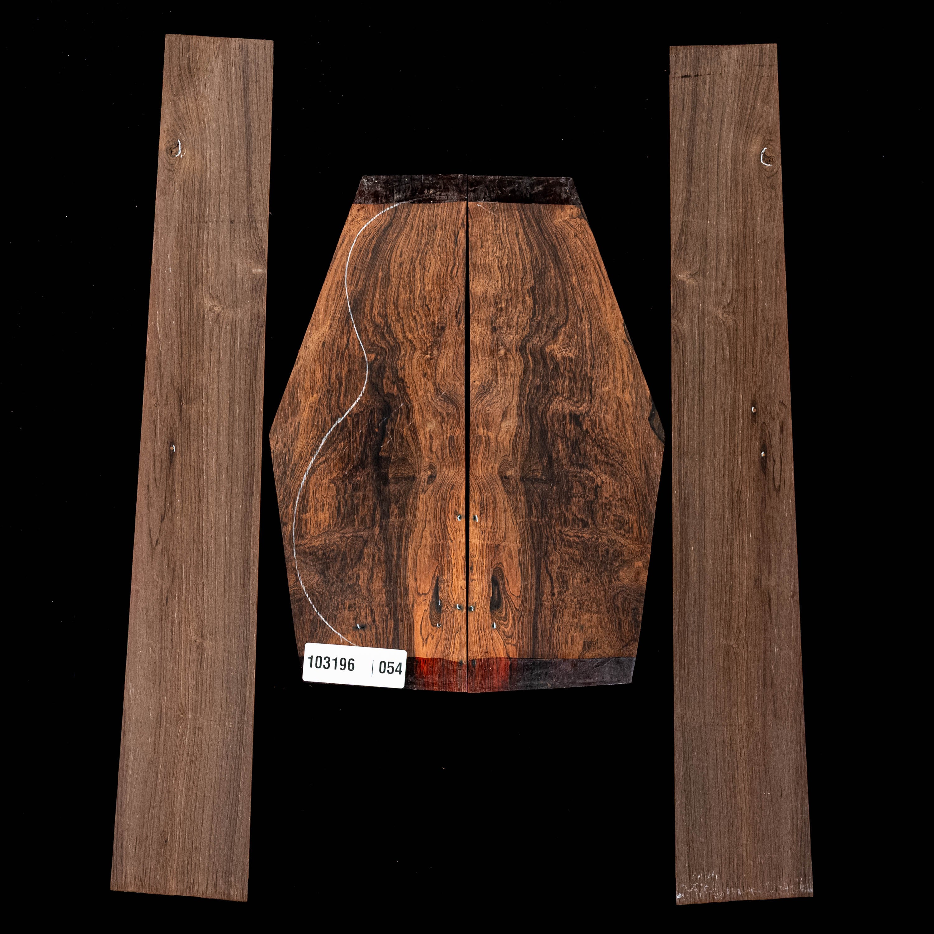 Brazilian Rosewood Back + Side Set - 054