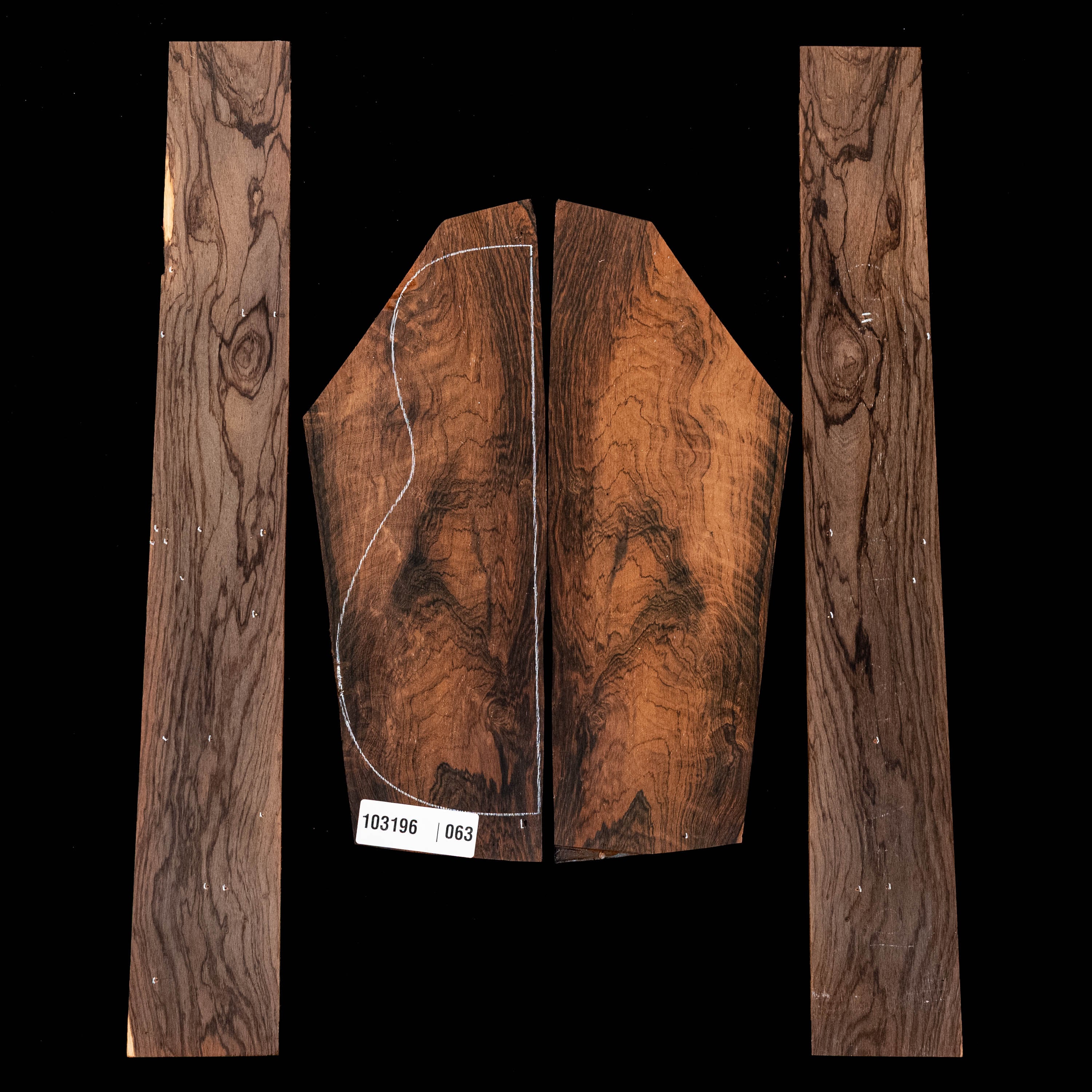 Brazilian Rosewood Back + Side Set - 063