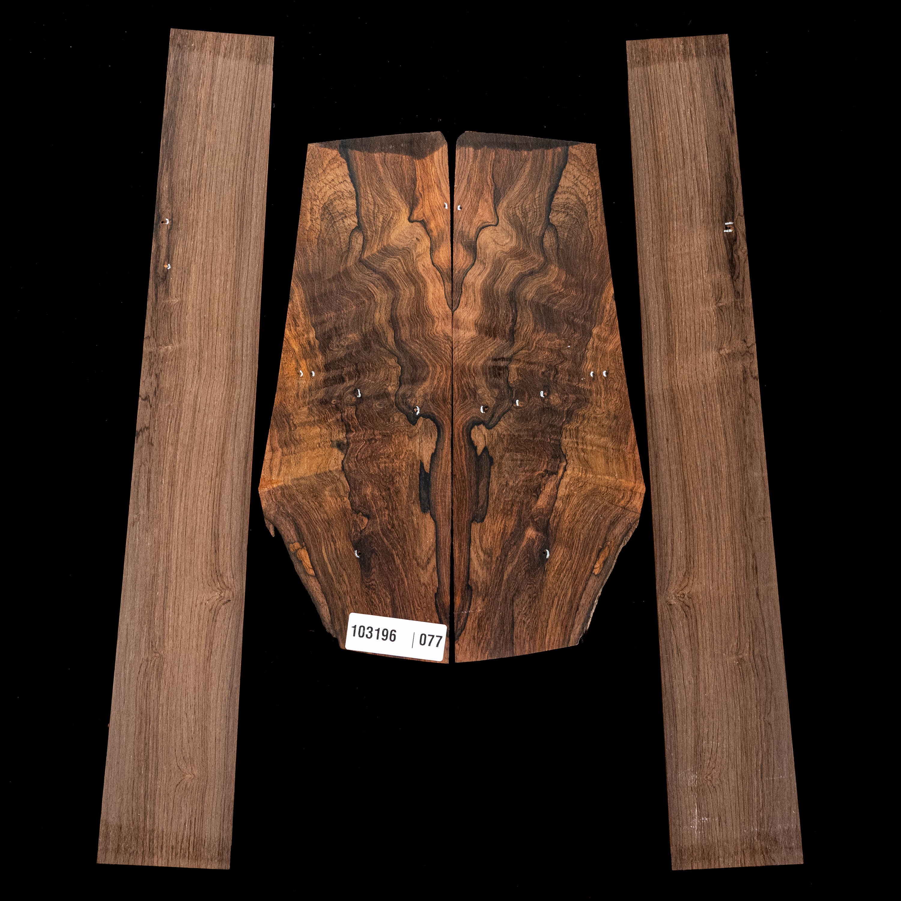 Brazilian Rosewood Back + Side Set - 077