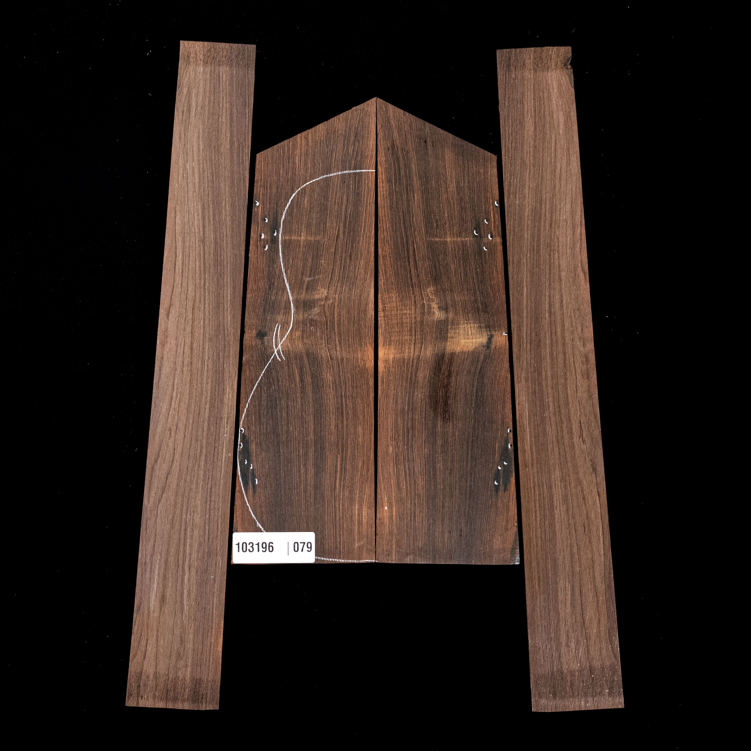 Brazilian Rosewood Back + Side Set - 079
