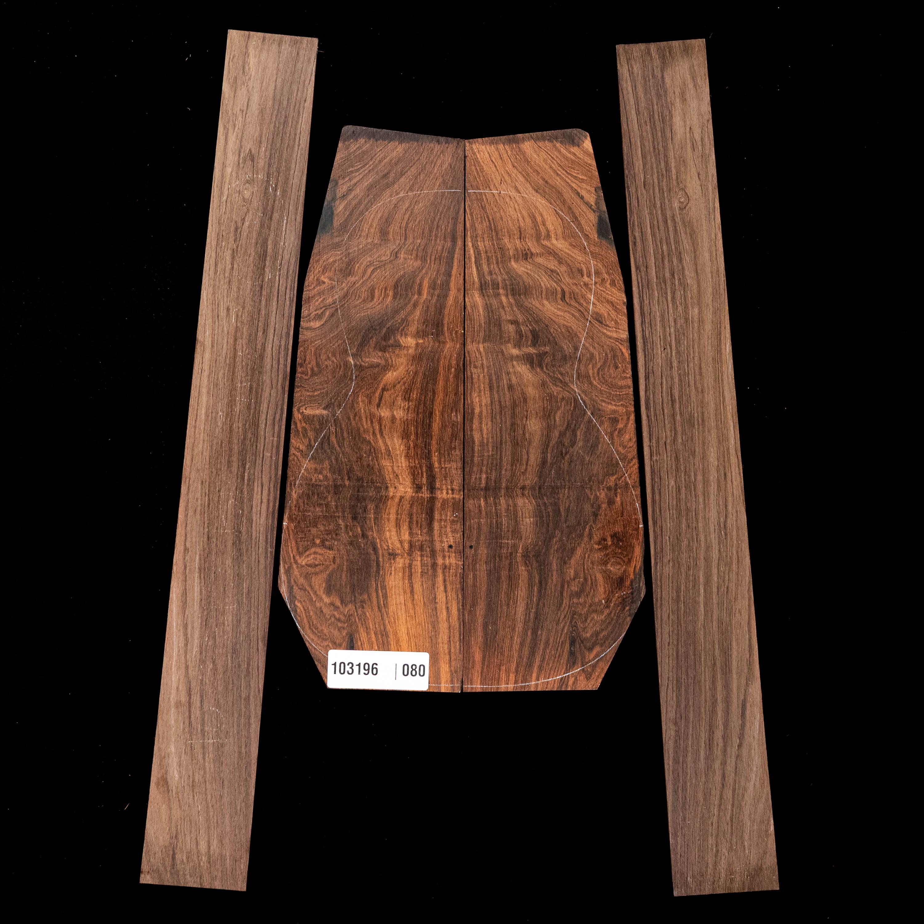 Brazilian Rosewood Back + Side Set - 080