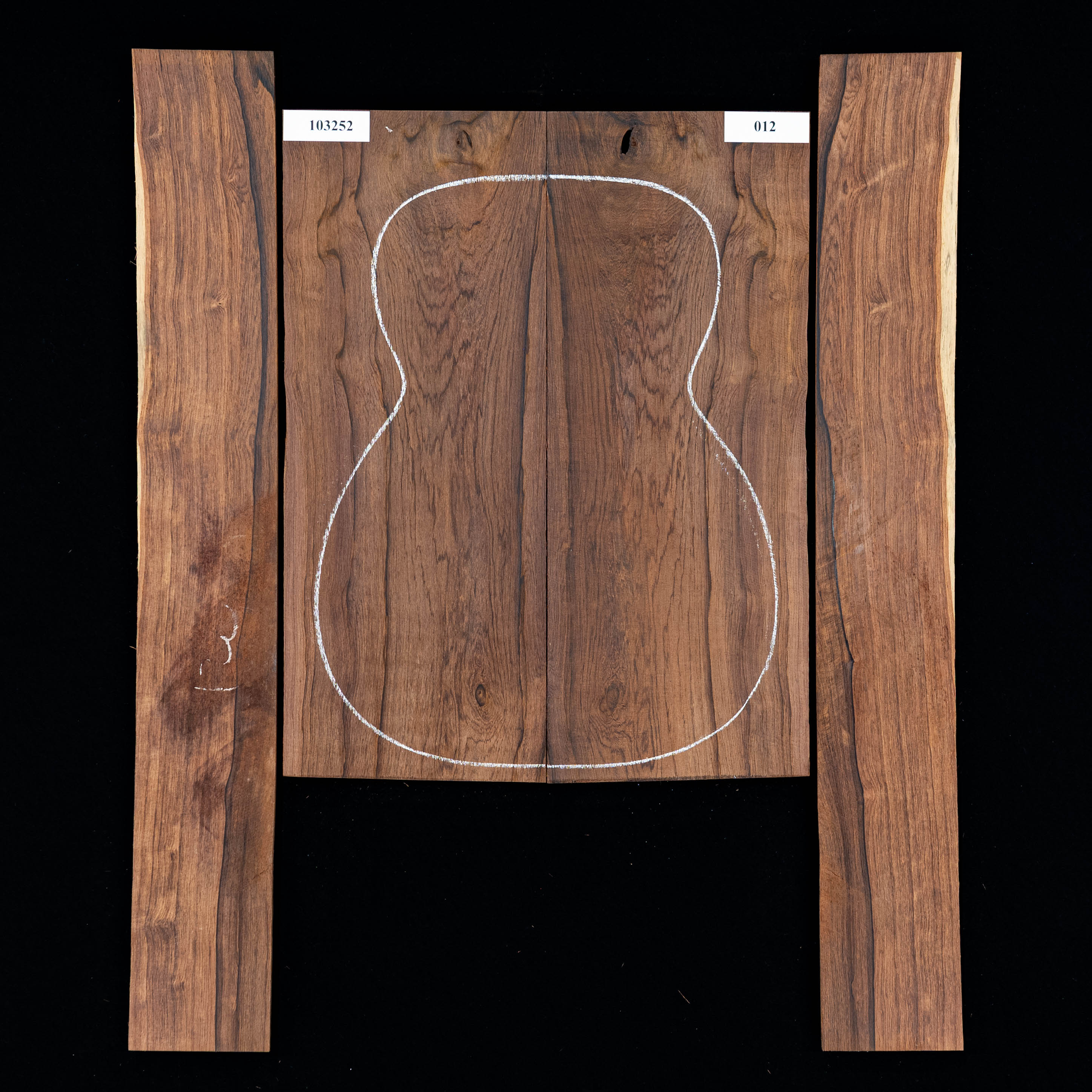 Madagascar Rosewood Back + Side Set - 012 - StewMac