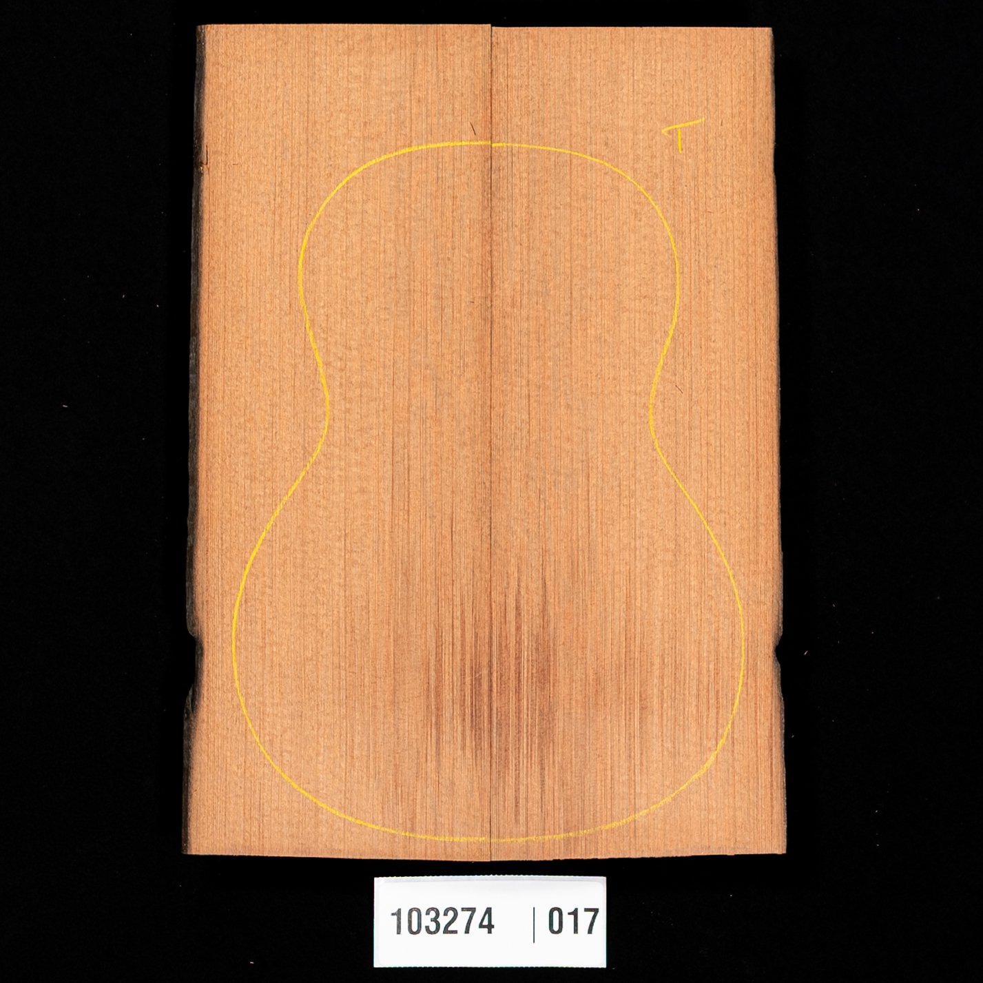 Lost Tunnel Redwood Soundboard for Tenor Ukulele - 017