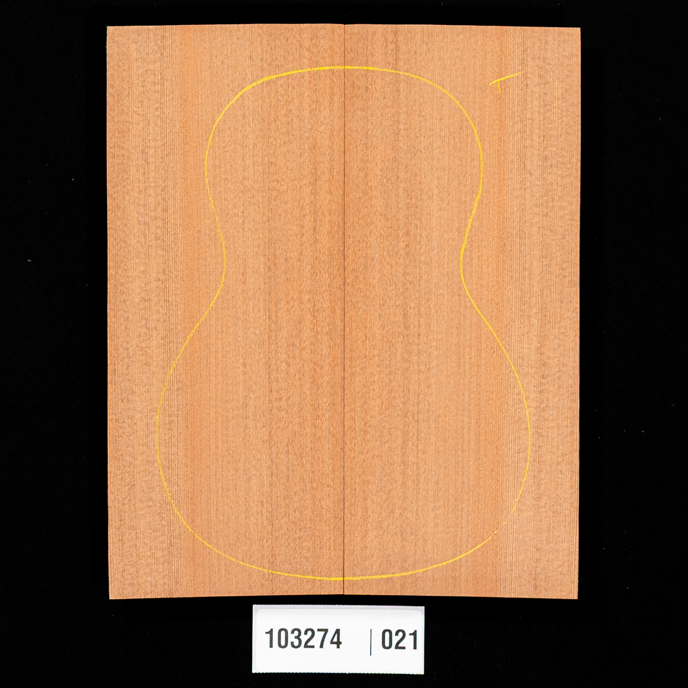 Lost Tunnel Redwood Soundboard for Tenor Ukulele - 021