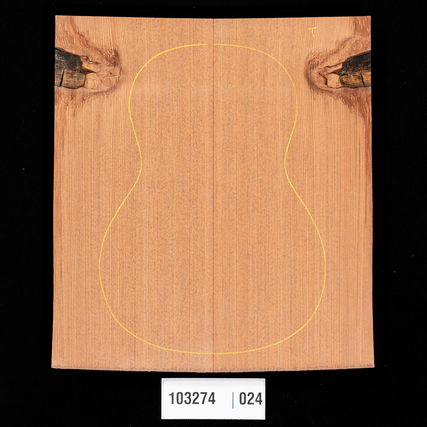 Lost Tunnel Redwood Soundboard for Tenor Ukulele - 024