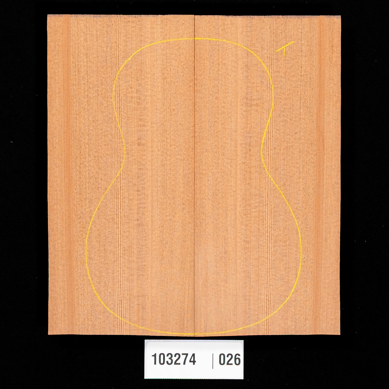 Lost Tunnel Redwood Soundboard for Tenor Ukulele - 026