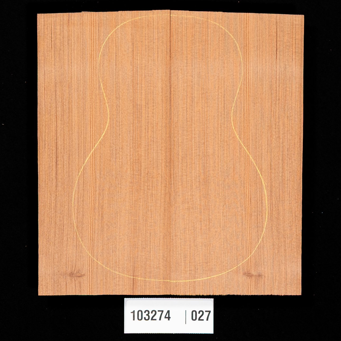 Lost Tunnel Redwood Soundboard for Tenor Ukulele - 027