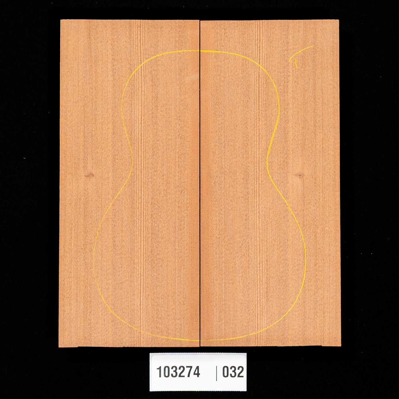 Lost Tunnel Redwood Soundboard for Tenor Ukulele - 032