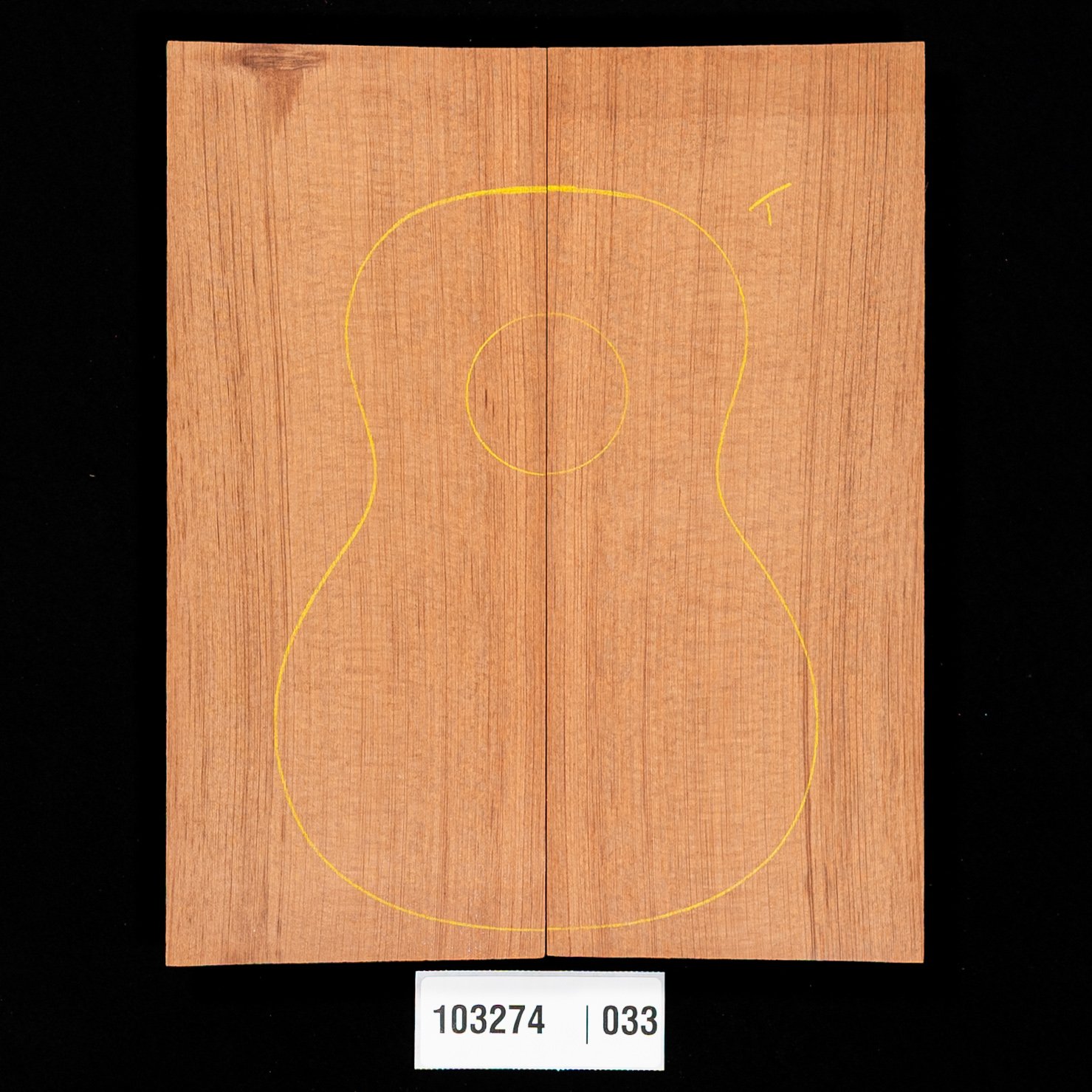Lost Tunnel Redwood Soundboard for Tenor Ukulele - 033
