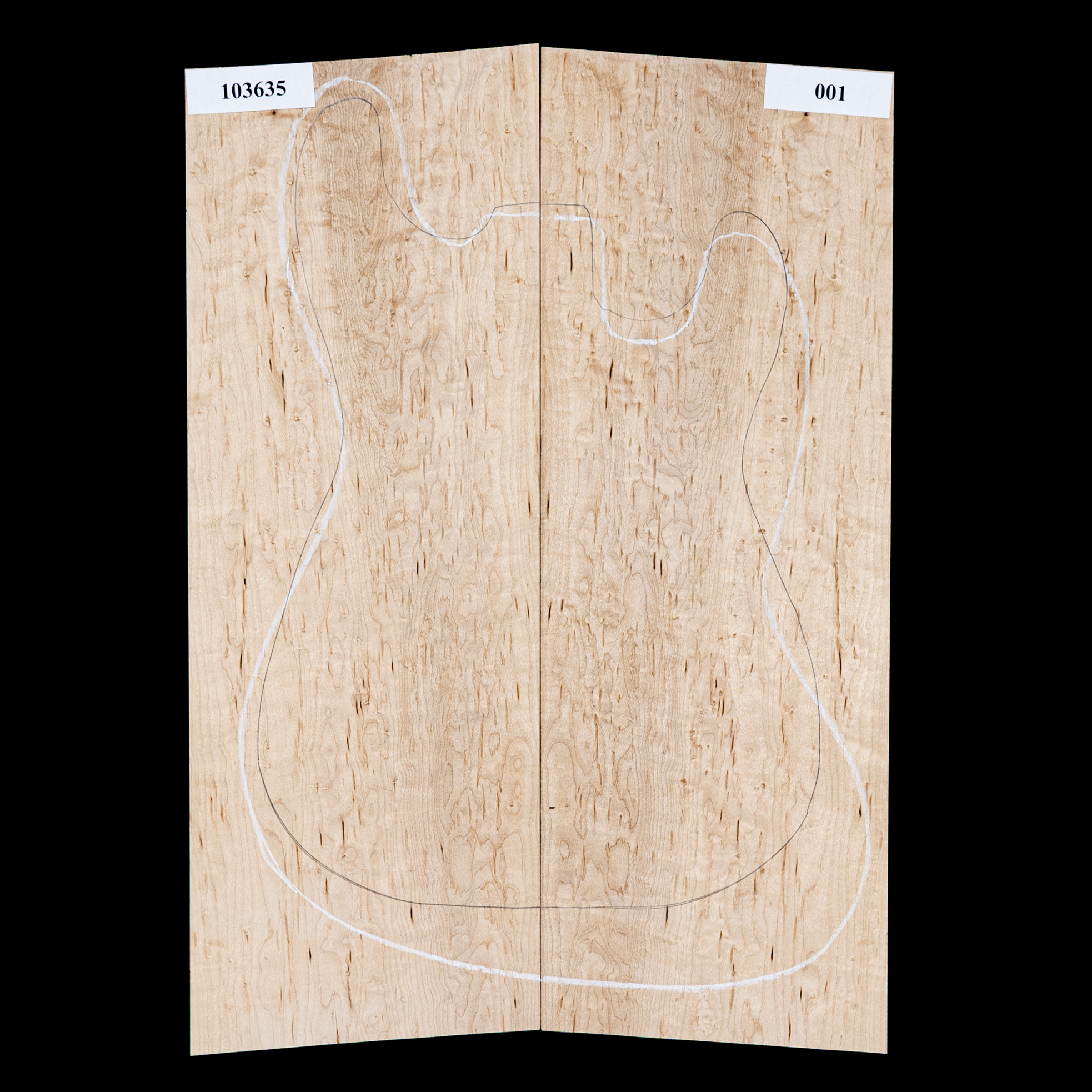 Blister Quilted Birdseye Maple Drop Top - 001
