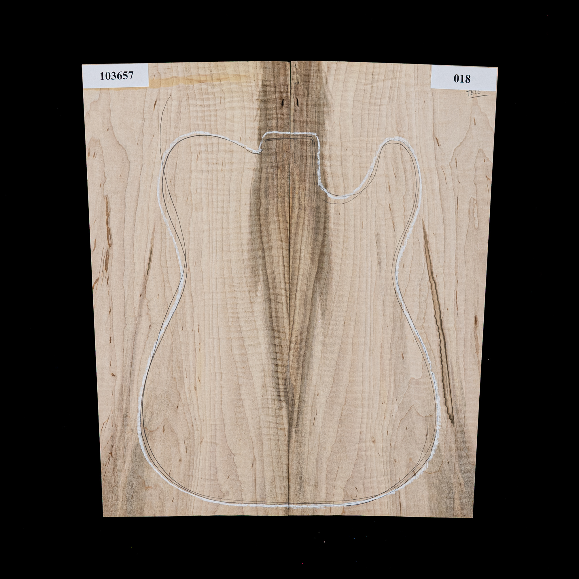 Flame Ambrosia Red Maple Laminated Top - 018