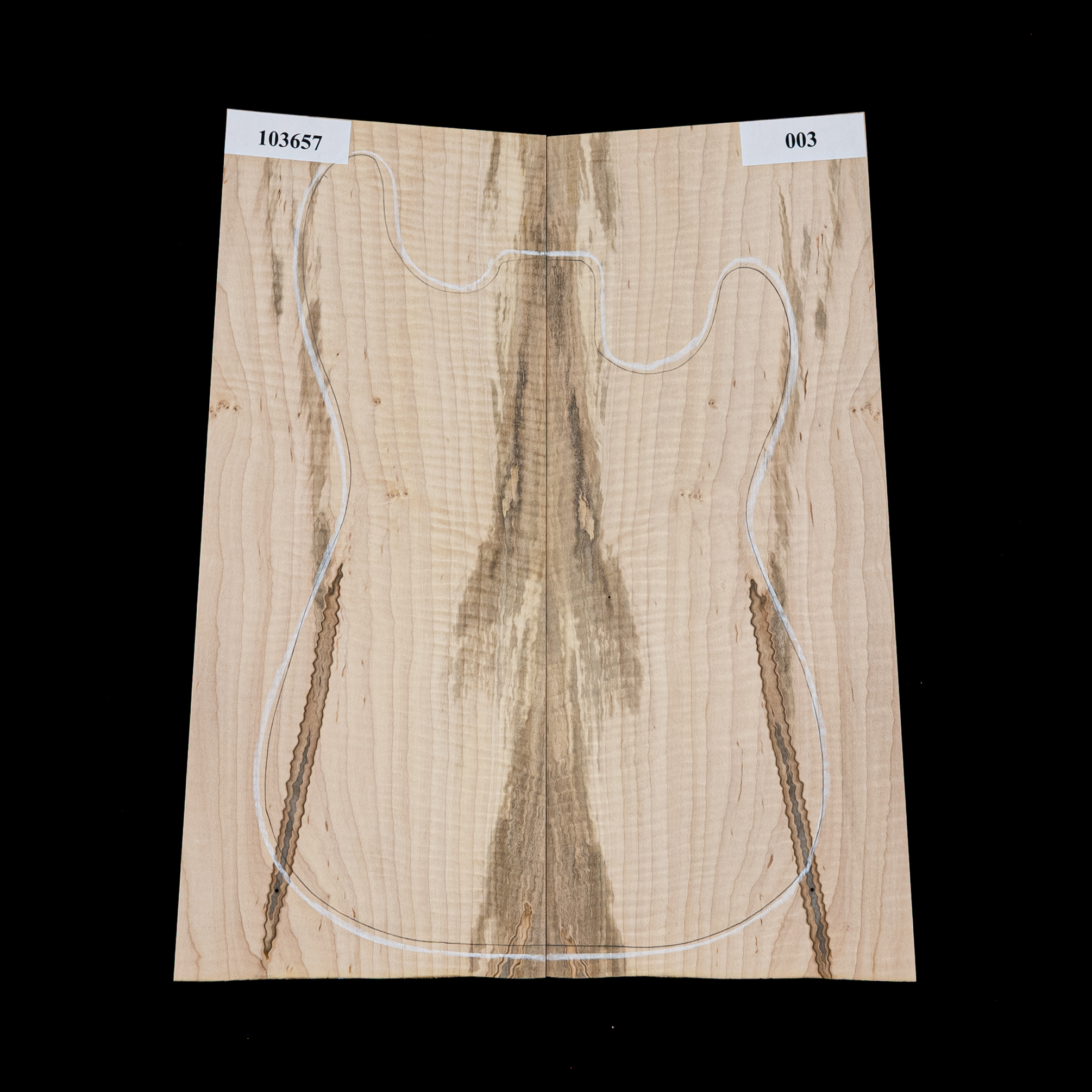 Flame Ambrosia Red Maple Laminated Top - 003