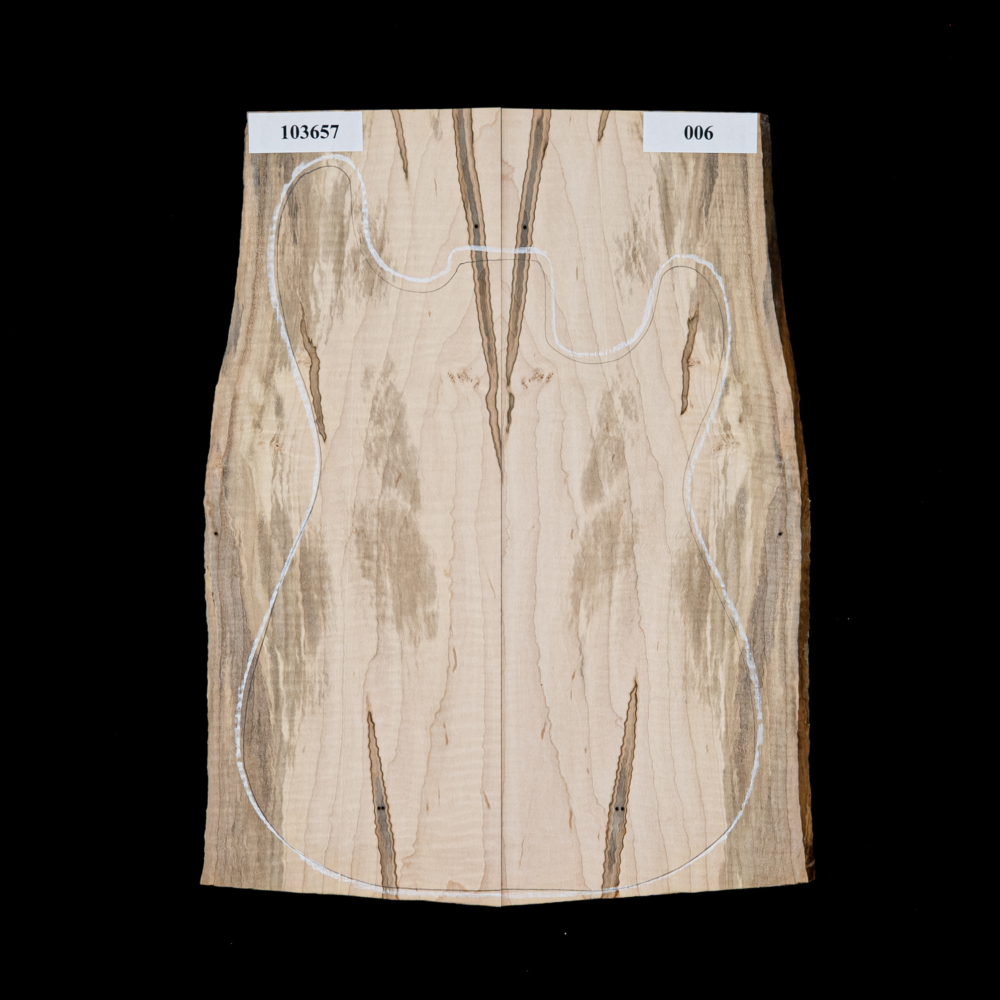 Flame Ambrosia Red Maple Laminated Top - 006