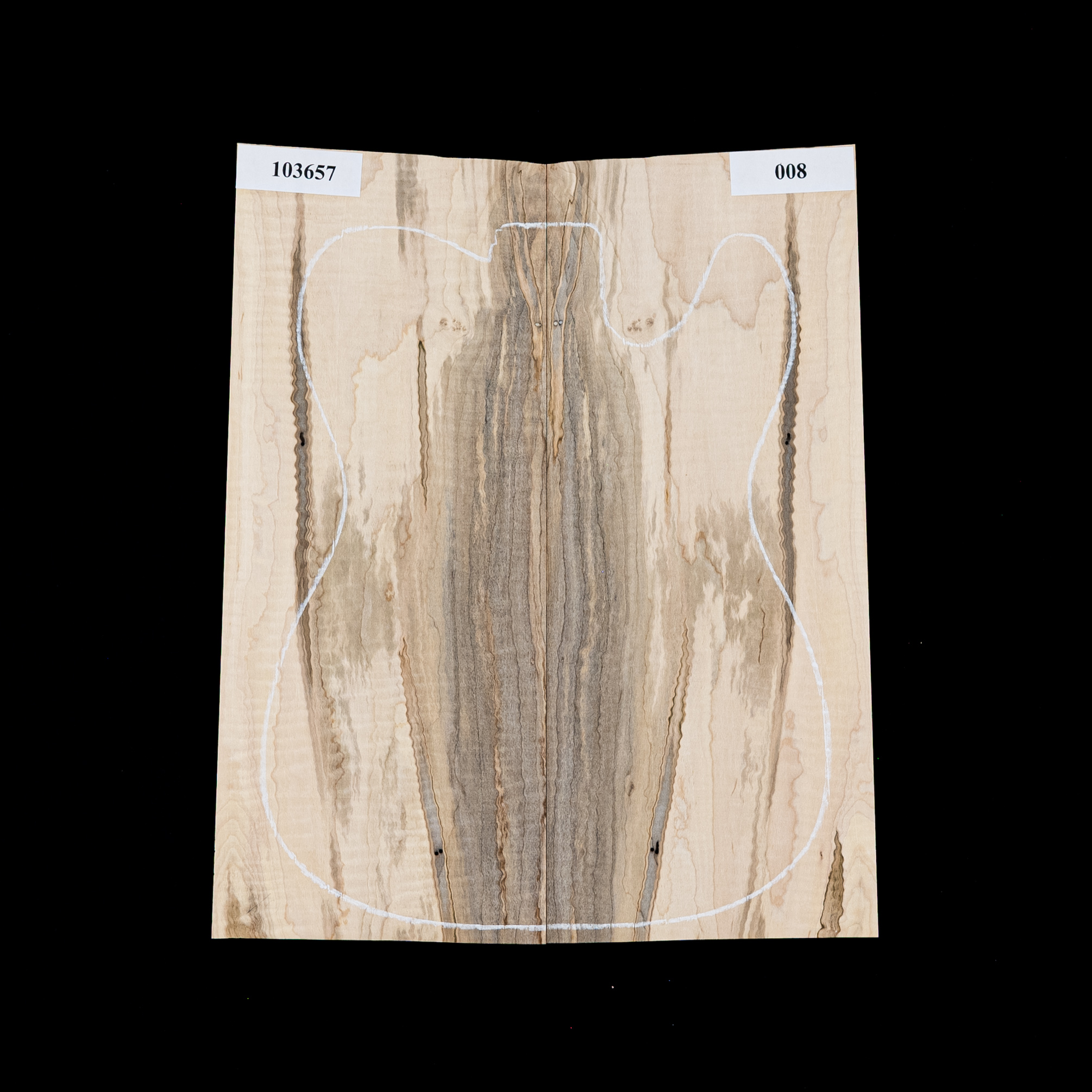 Flame Ambrosia Red Maple Laminated Top - 008