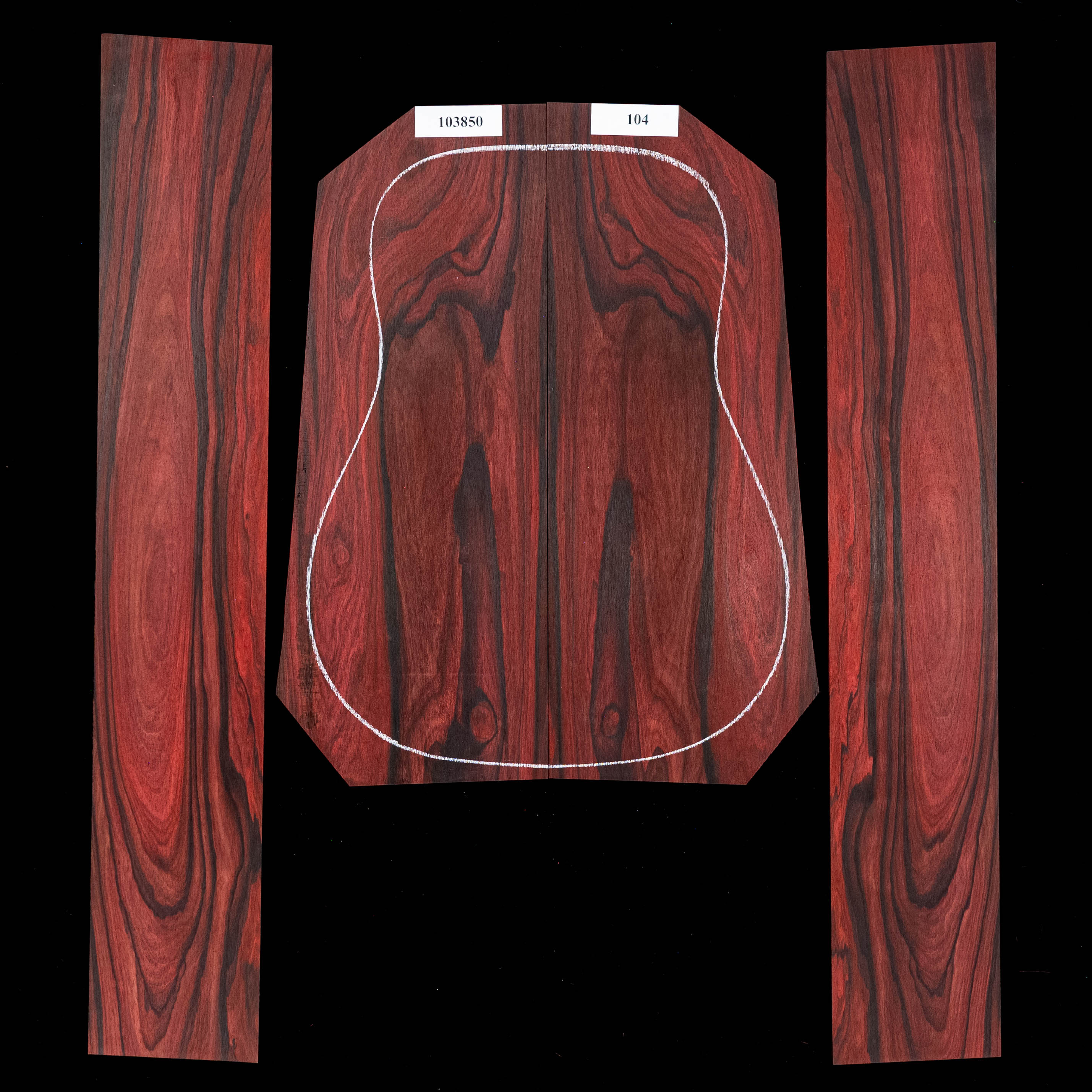 Bois de Rose Back + Side Set - 104 - StewMac