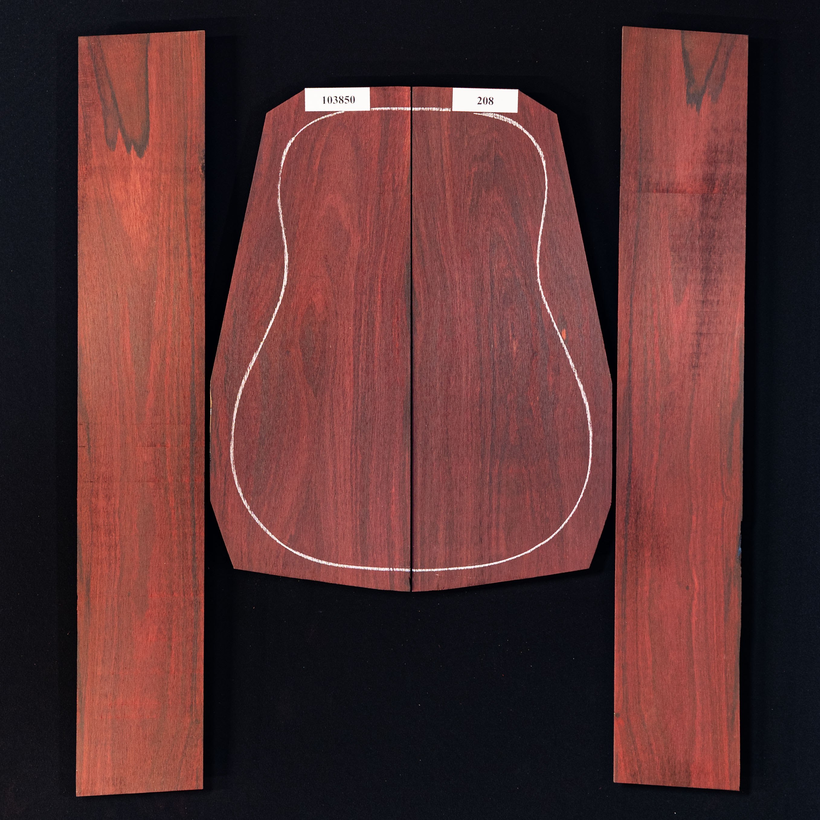 Bois de Rose Back + Side Set - 208 - StewMac