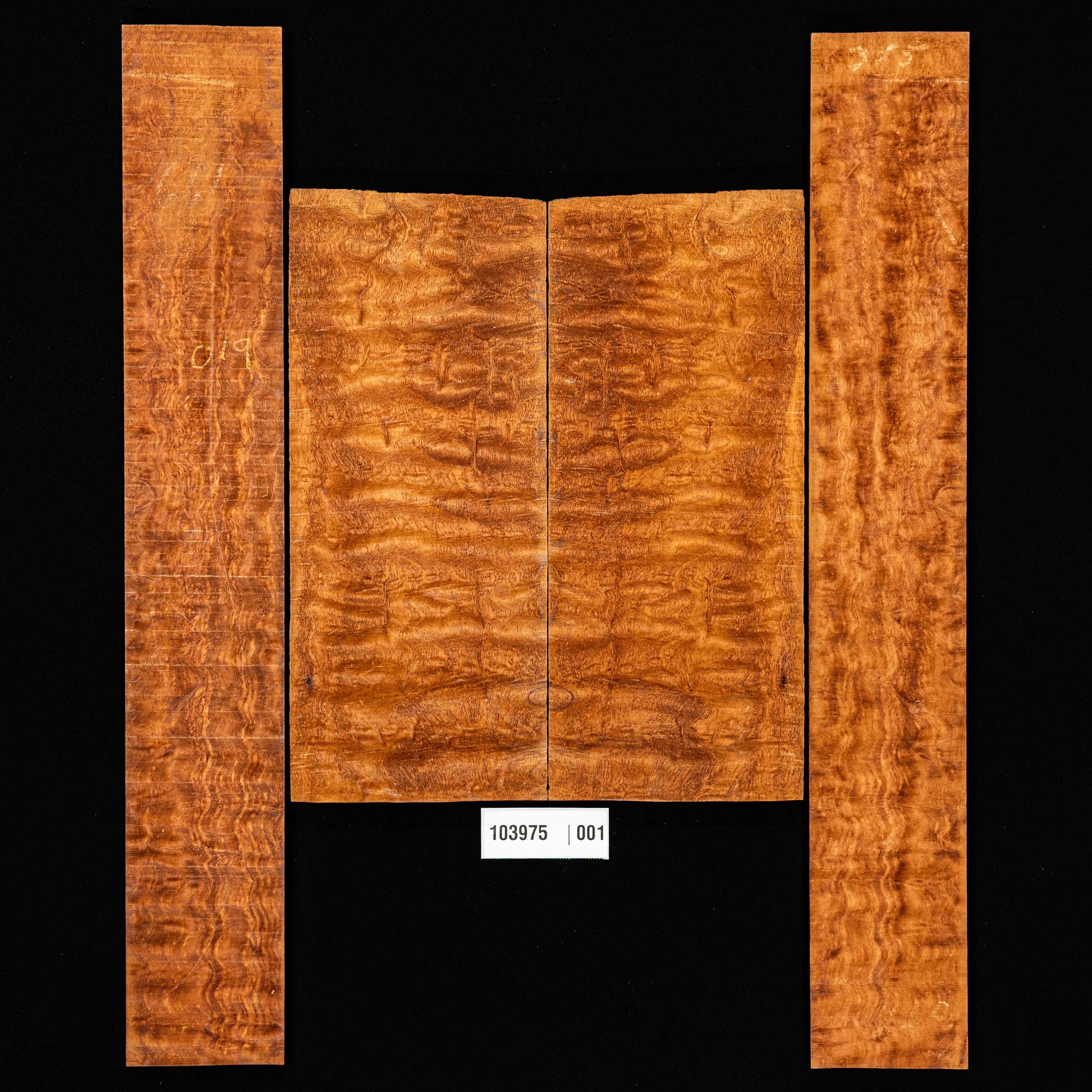 The Tree Quilted Honduran Mahogany Back + Side Set, Exhibition Grade - 001