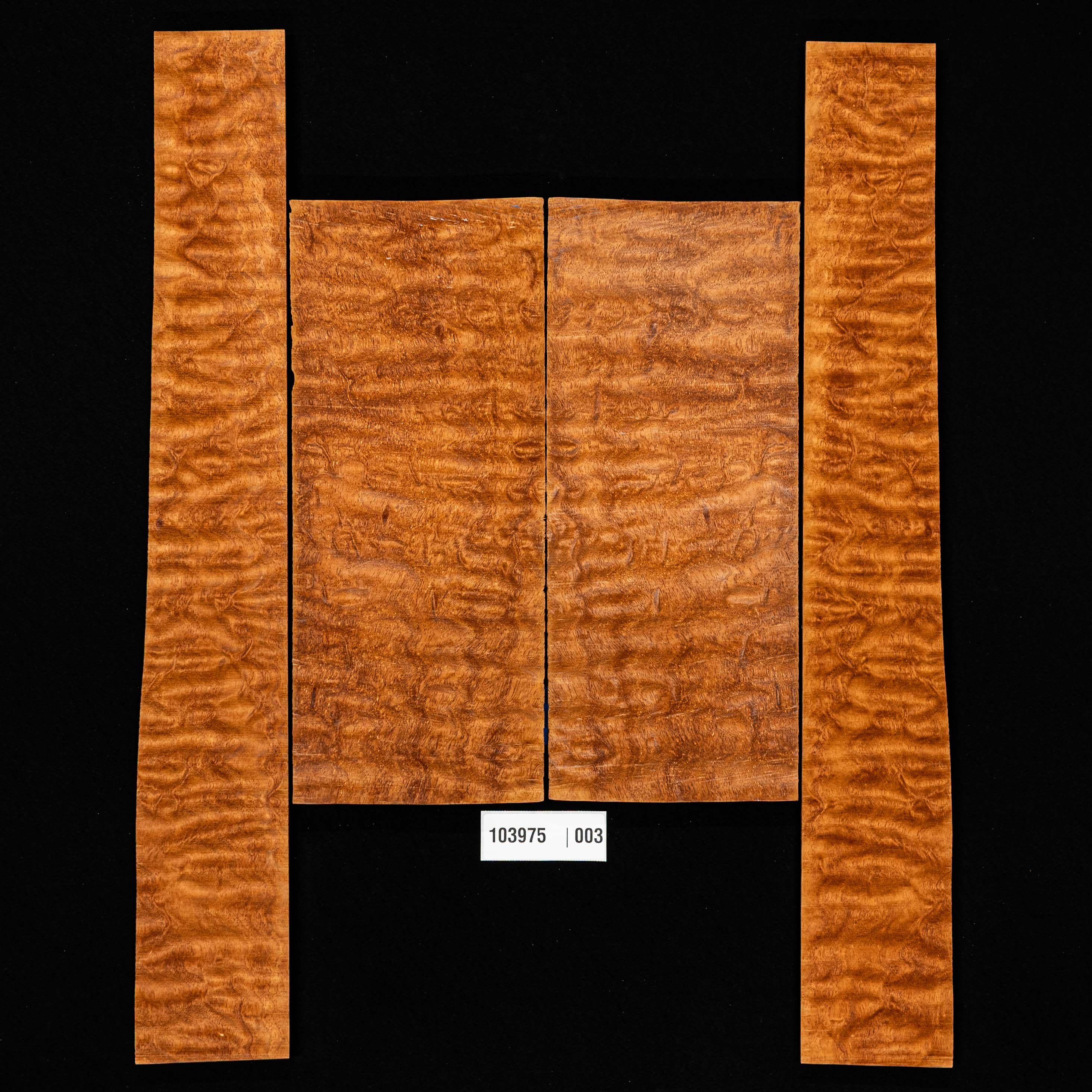 The Tree Quilted Honduran Mahogany Back + Side Set, Exhibition Grade - 003