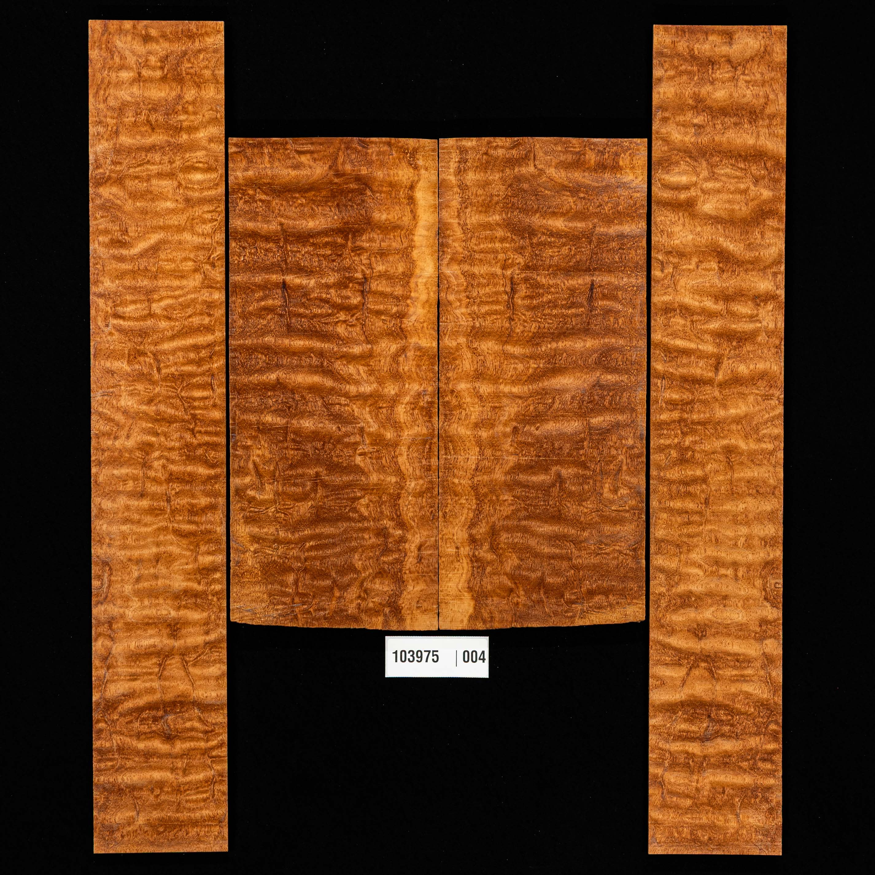 The Tree Quilted Honduran Mahogany Back + Side Set, Exhibition Grade - 004