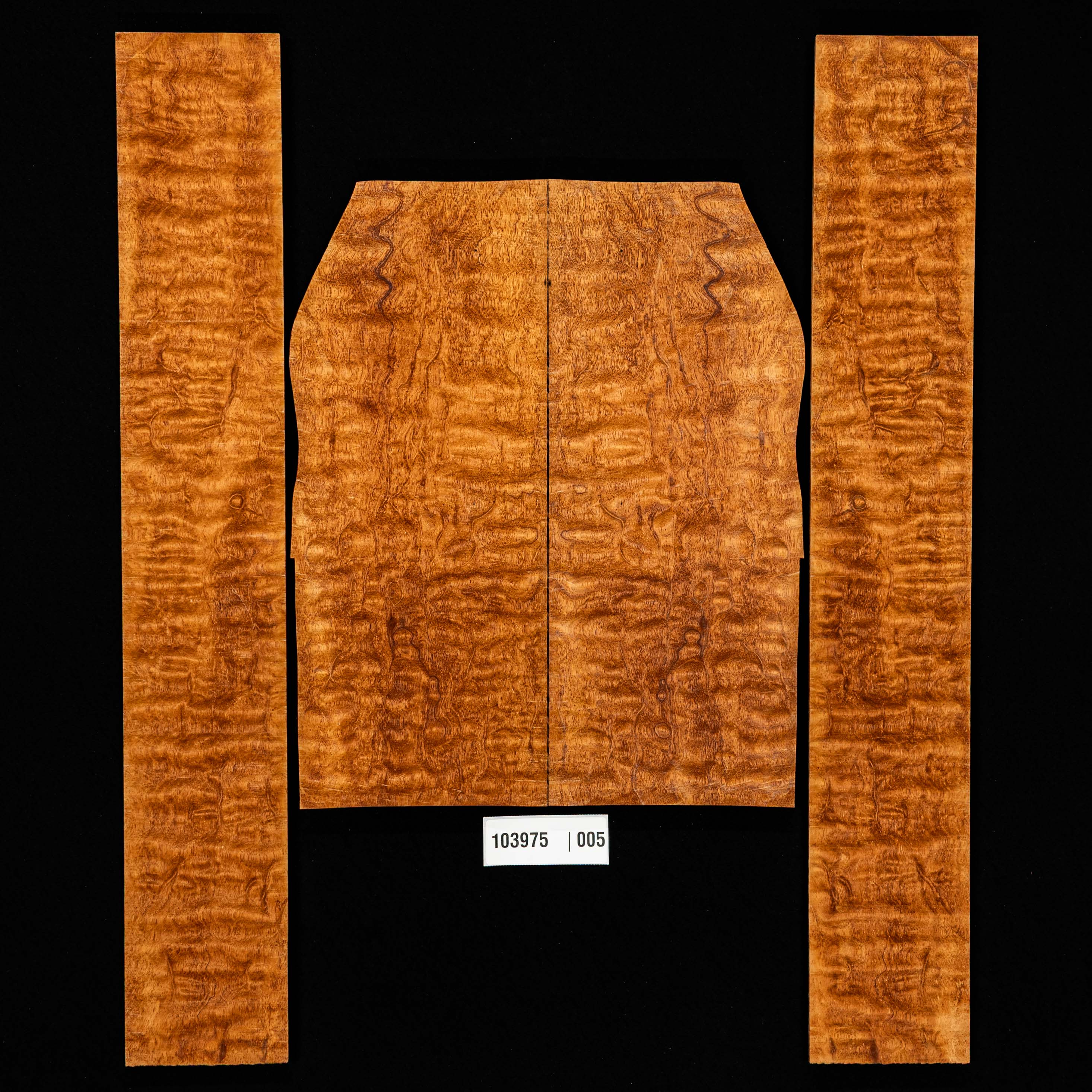 The Tree Quilted Honduran Mahogany Back + Side Set, Exhibition Grade - 005