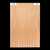Ribbon Figured African Mahogany Body Blank, 1-Piece (7.3 lb) - 034