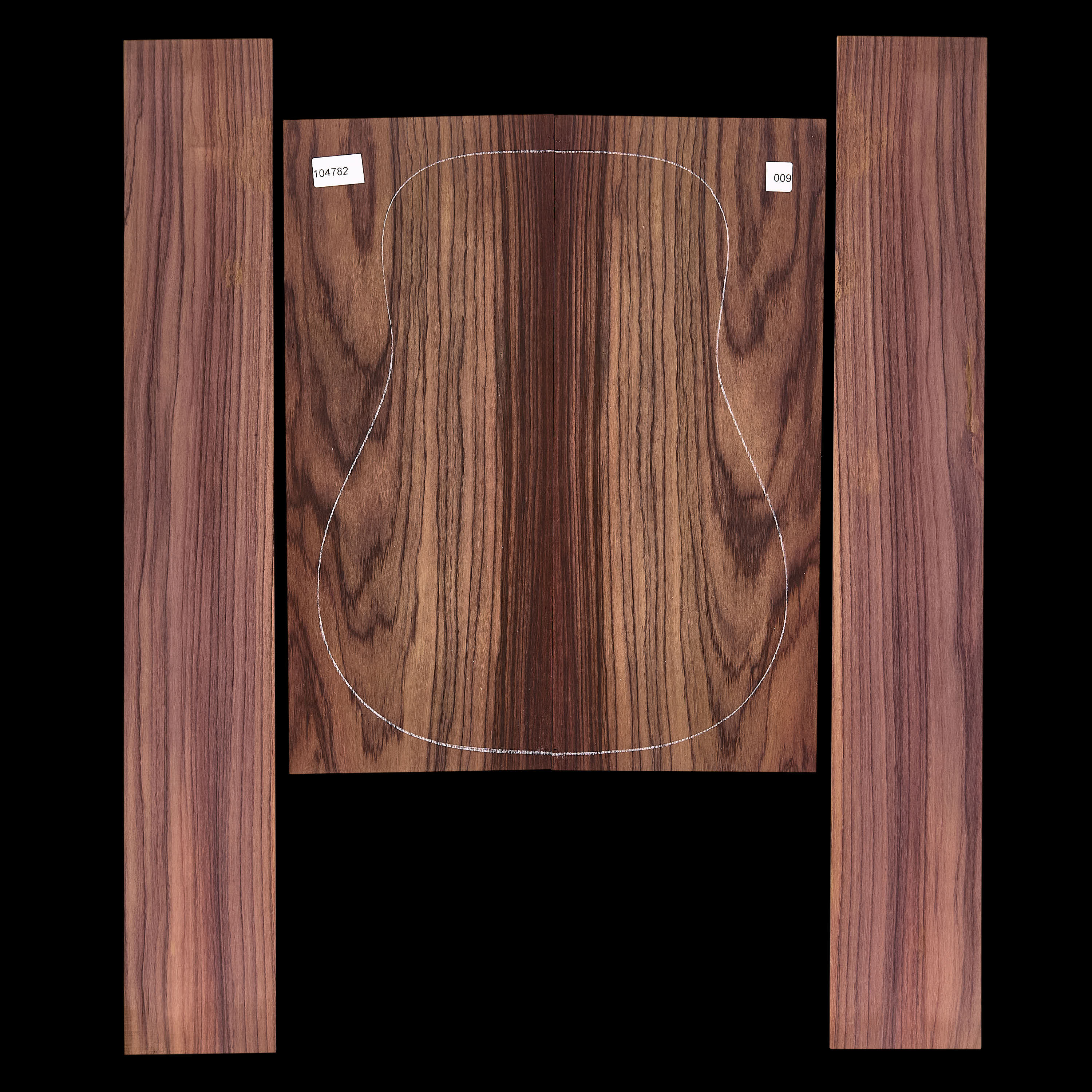 Exotic Indian Rosewood Back + Side Set - 009