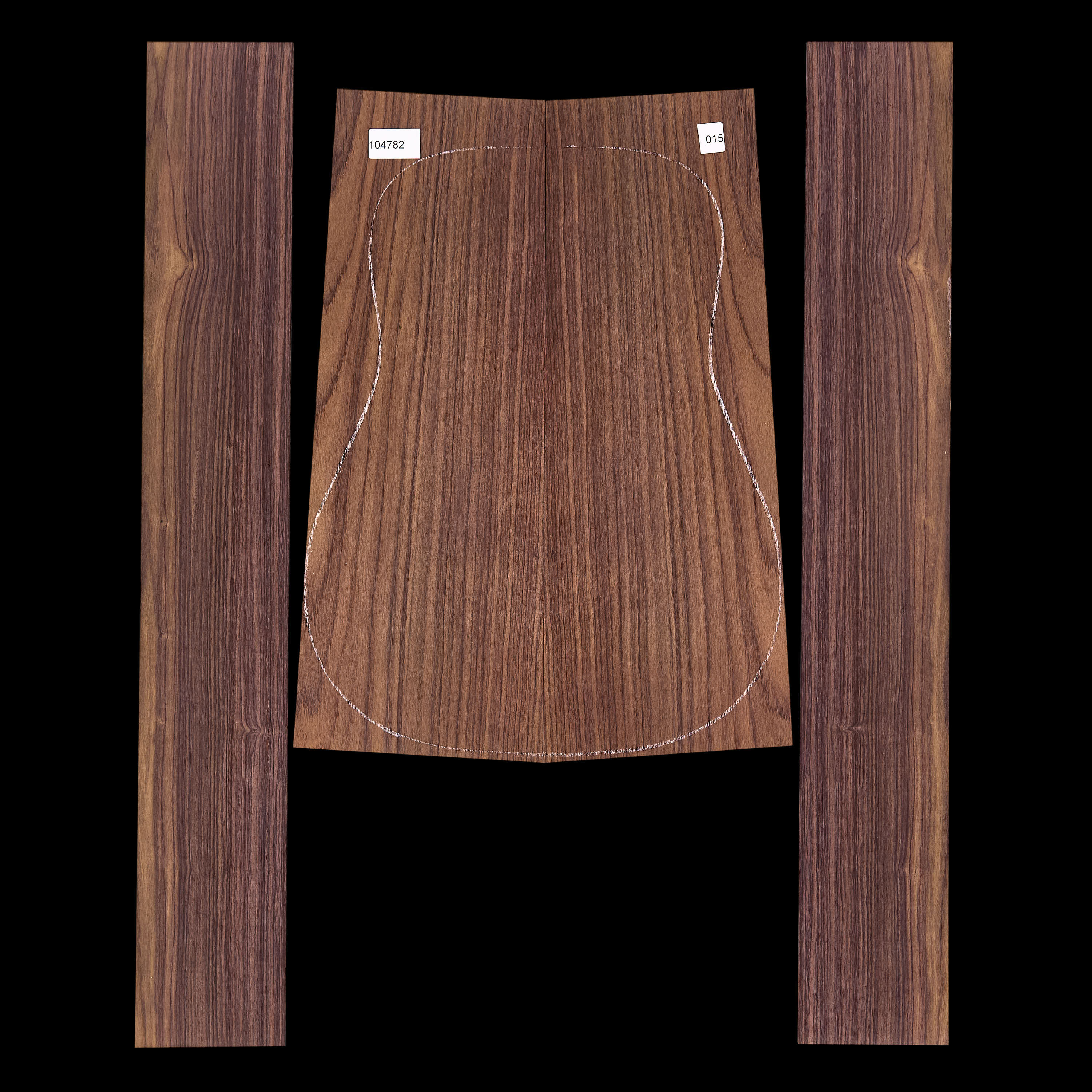 Exotic Indian Rosewood Back + Side Set - 015