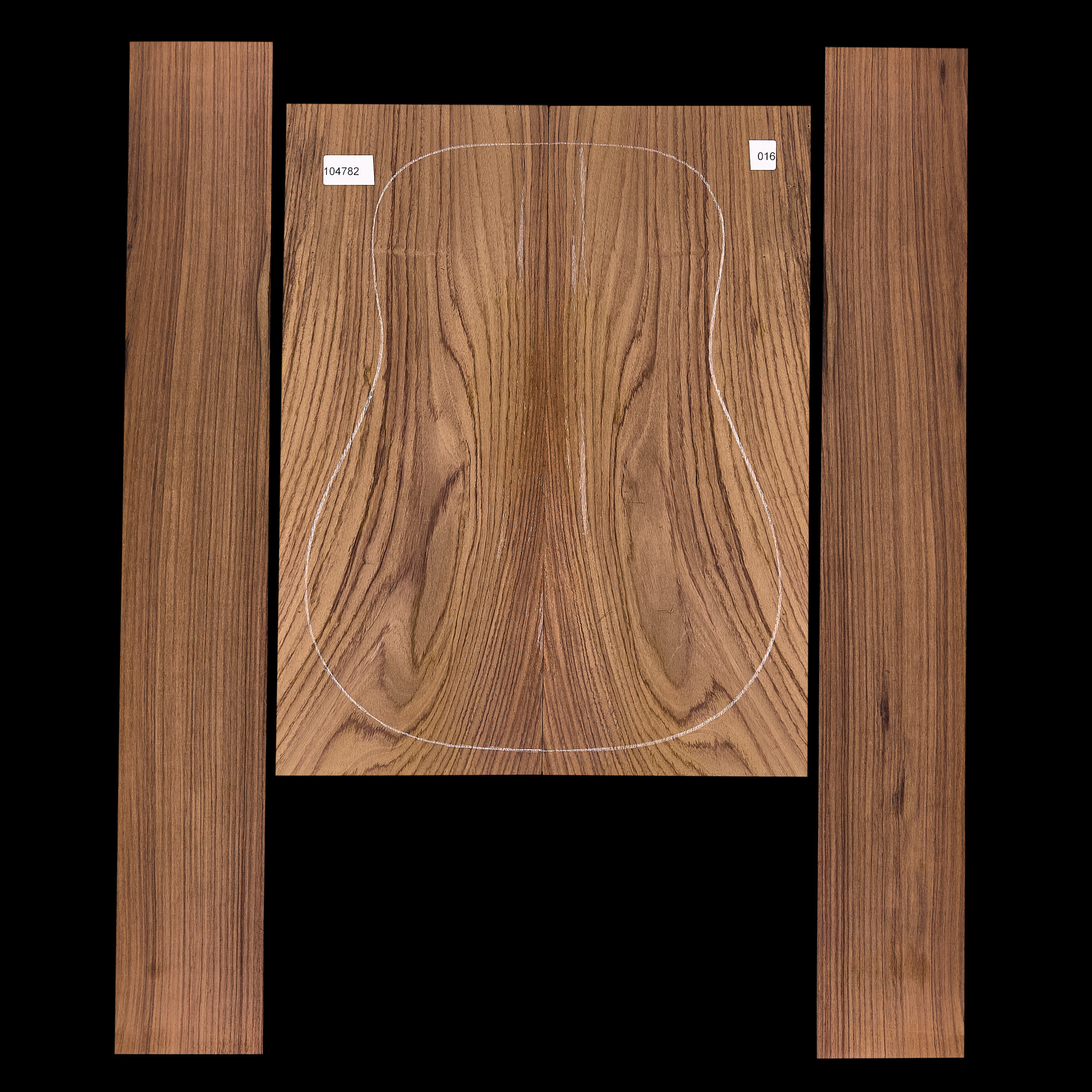 Exotic Indian Rosewood Back + Side Set - 016
