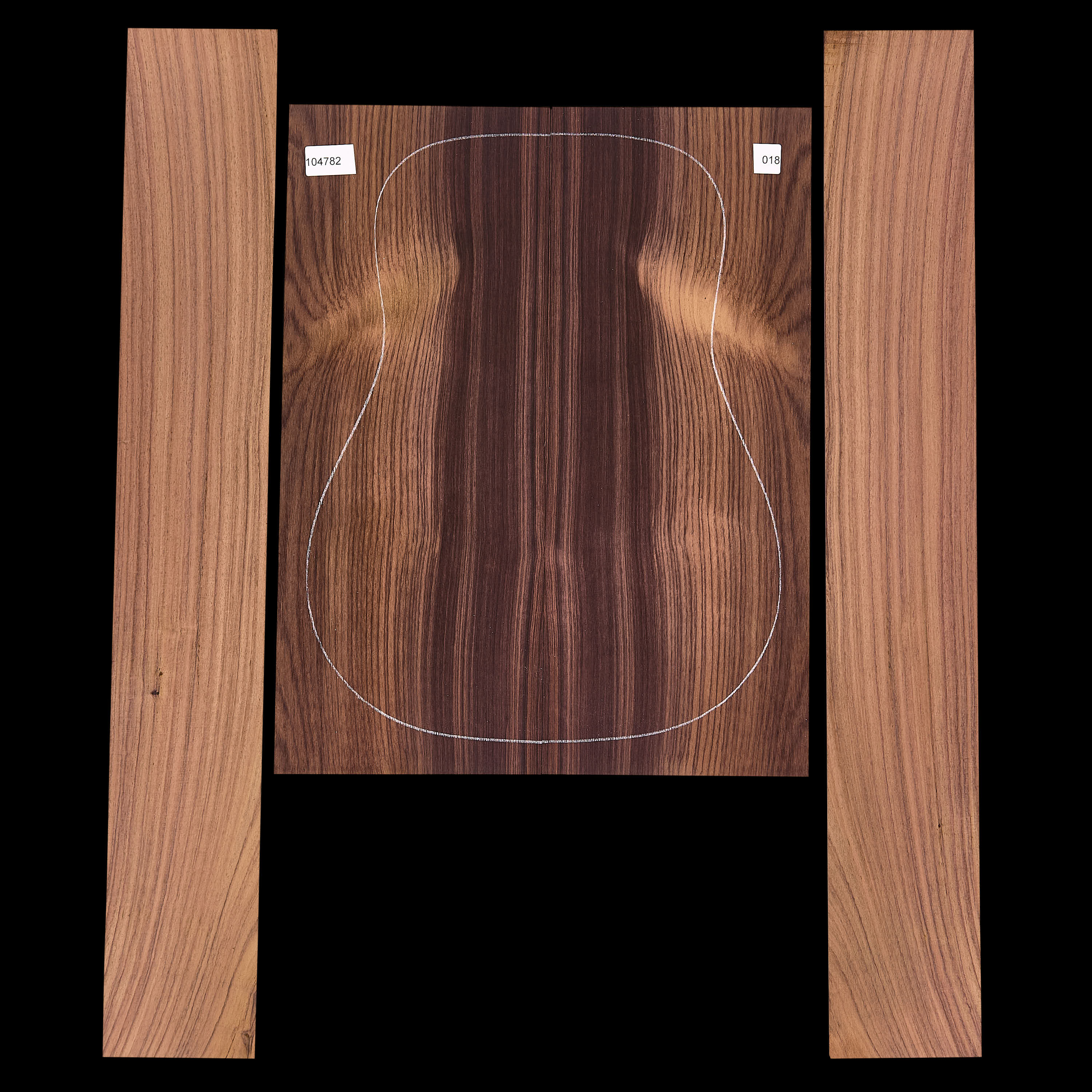 Exotic Indian Rosewood Back + Side Set - 018