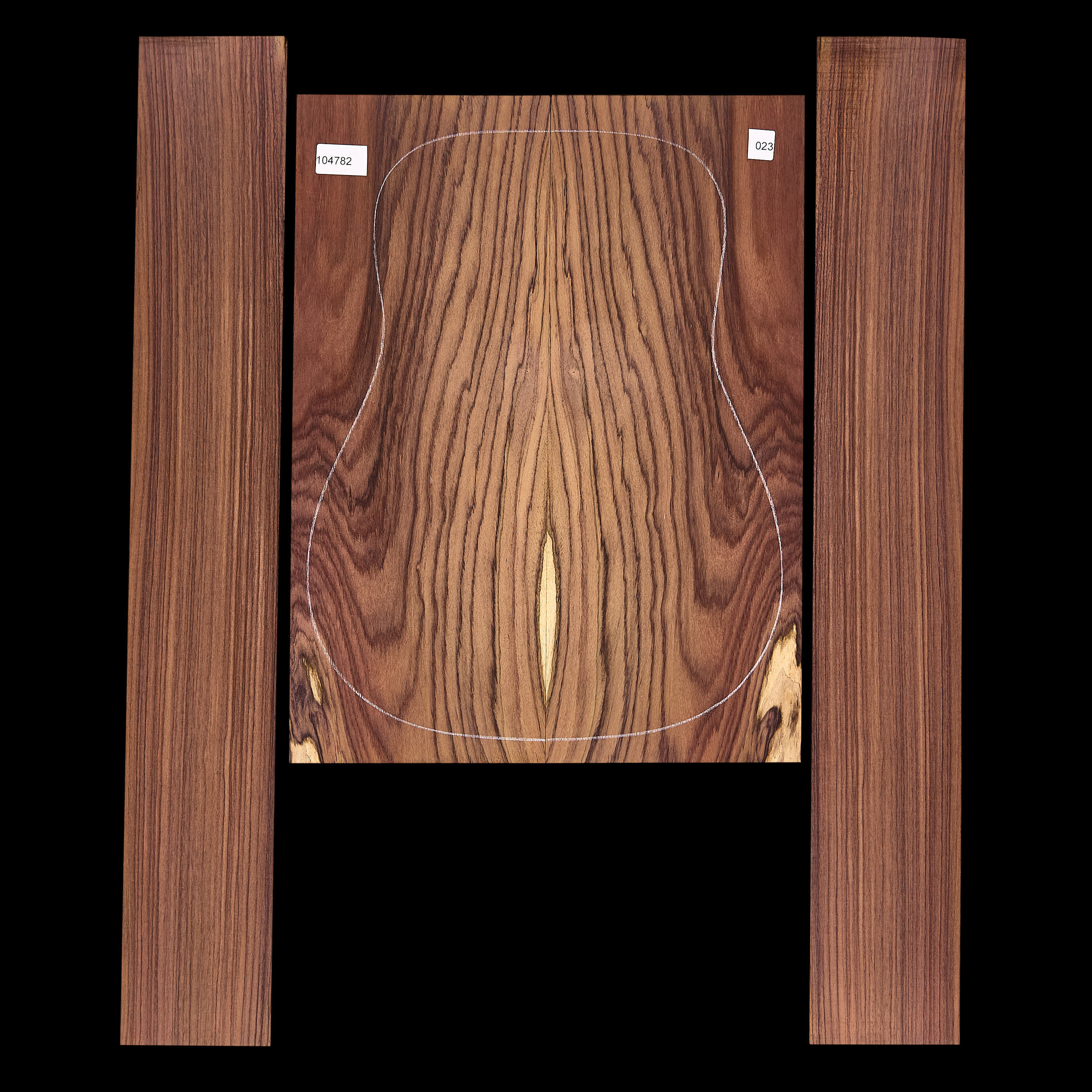 Exotic Indian Rosewood Back + Side Set - 023