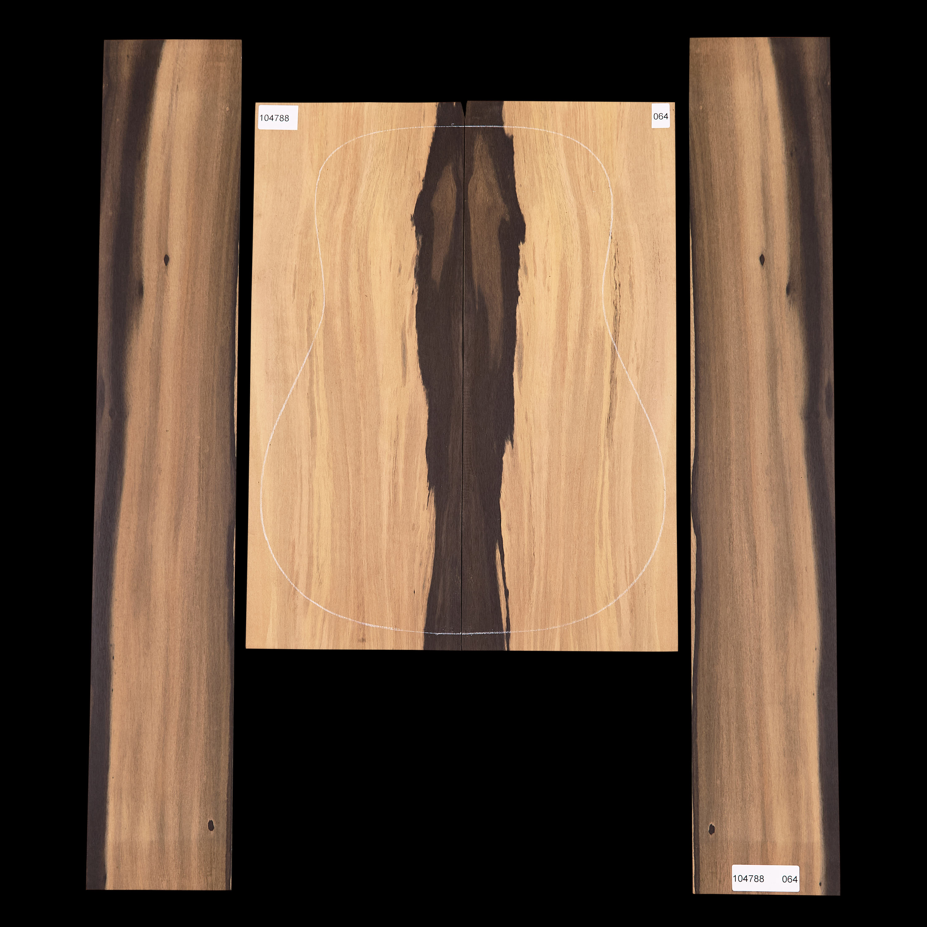 Crelicam Ebony Back + Side Set - 064