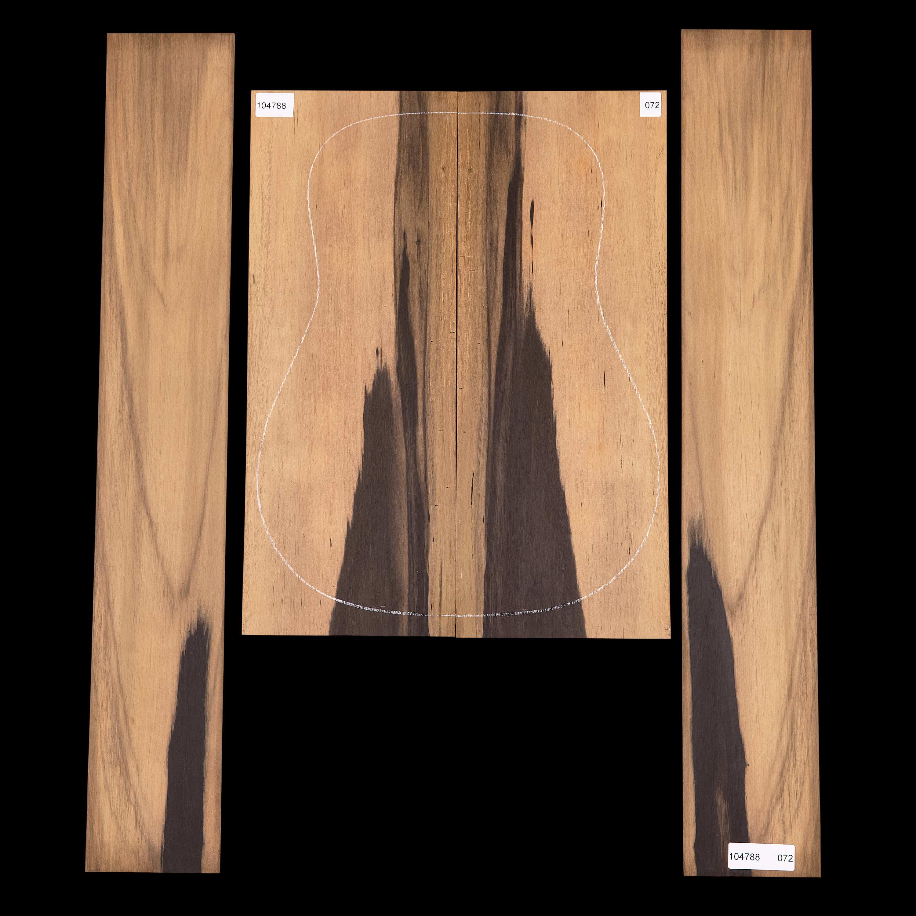 Crelicam Ebony Back + Side Set - 072