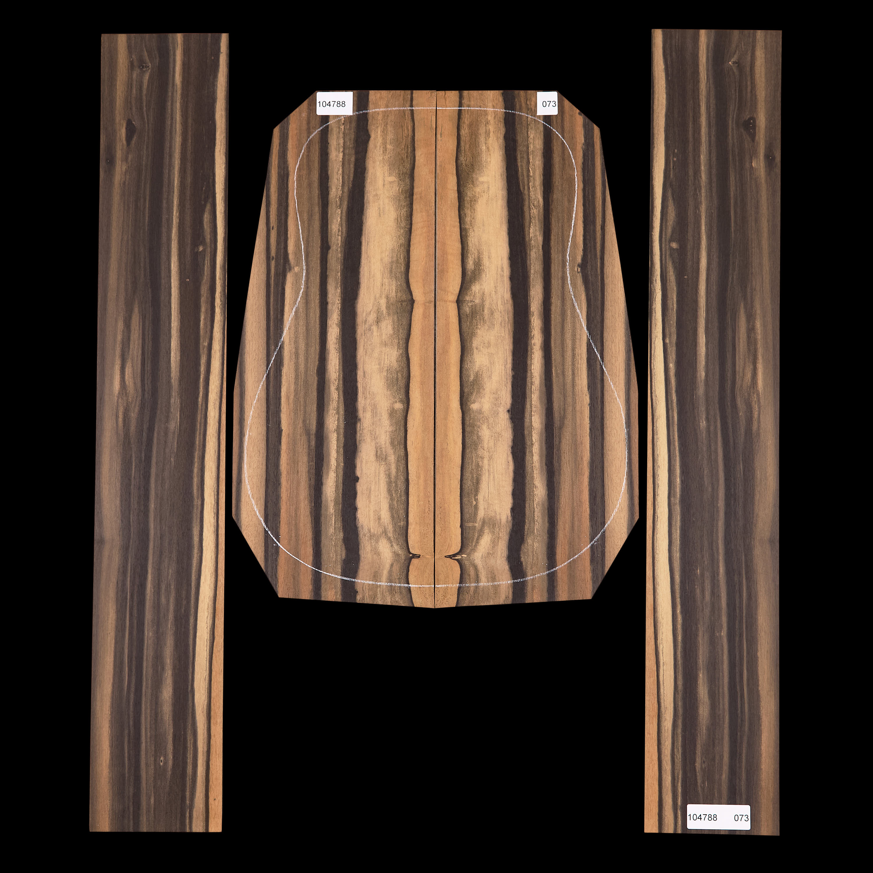 Crelicam Ebony Back + Side Set - 073