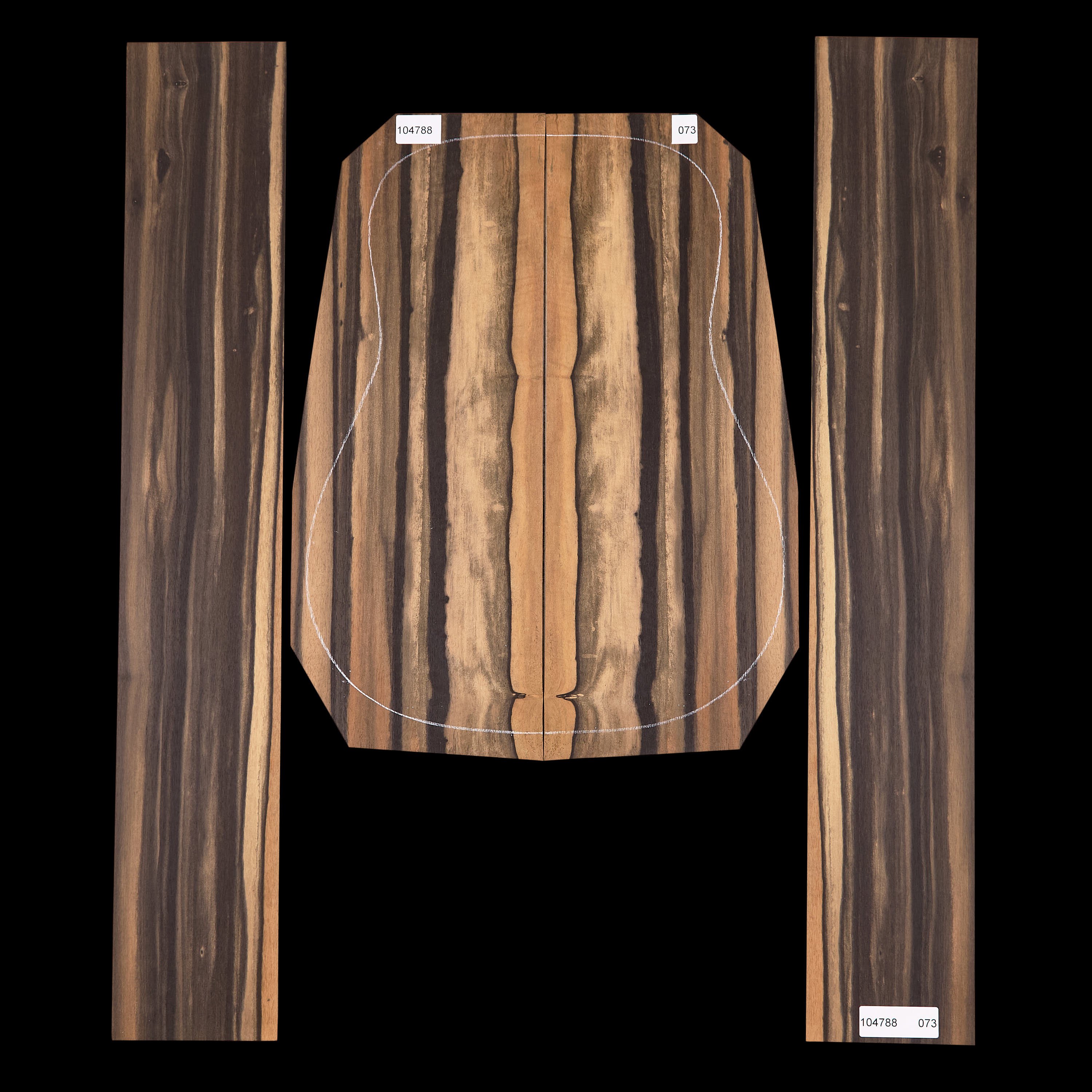 Crelicam Ebony Back + Side Set - 073