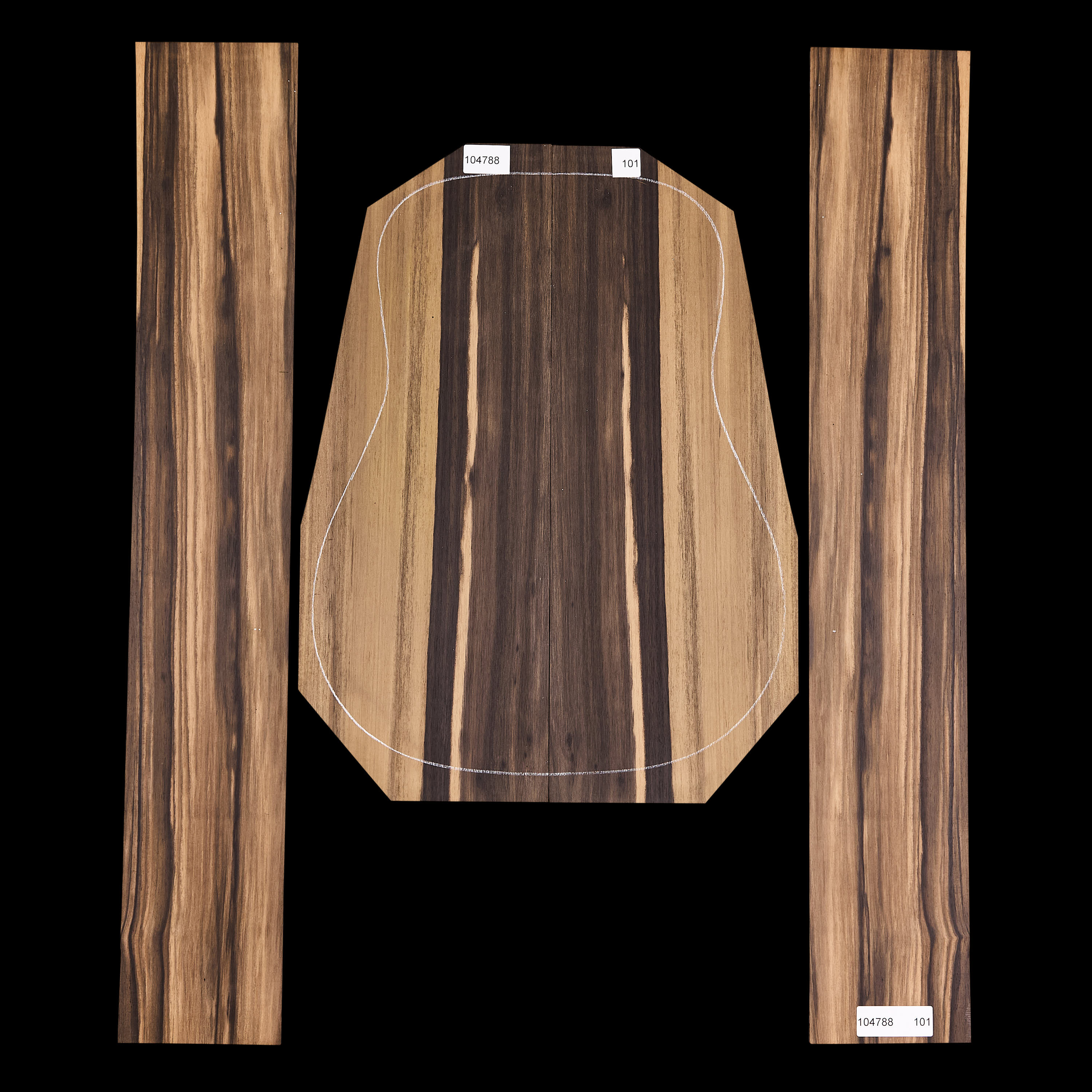 Crelicam Ebony Back + Side Set - 101