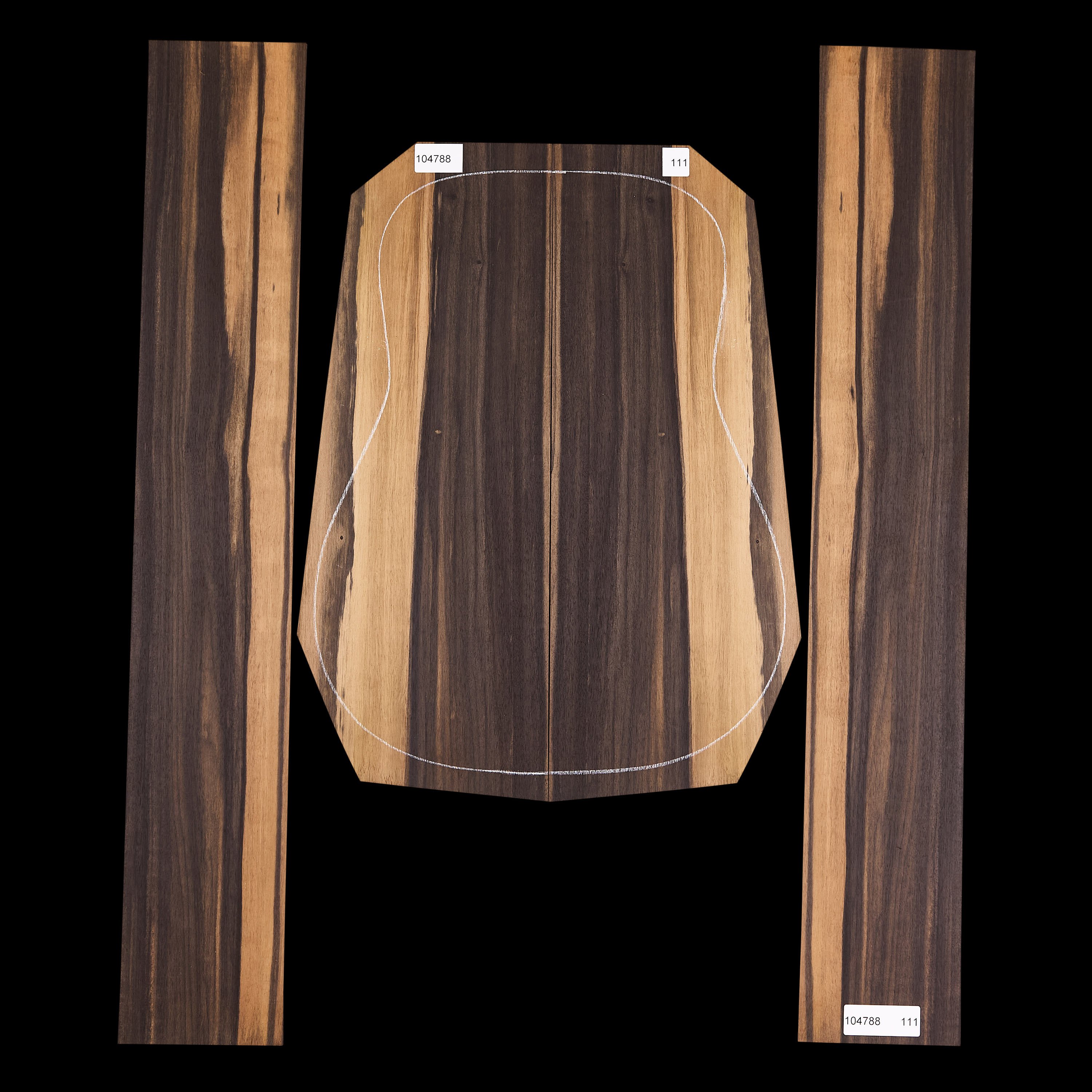 Crelicam Ebony Back + Side Set - 111