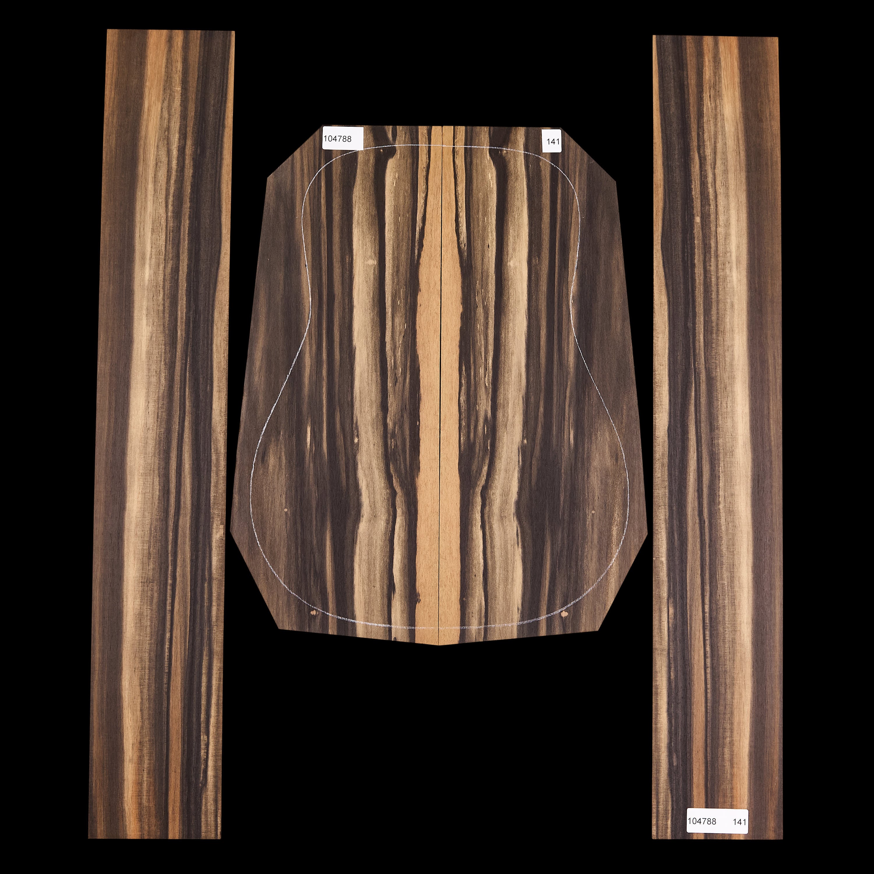 Crelicam Ebony Back + Side Set - 141
