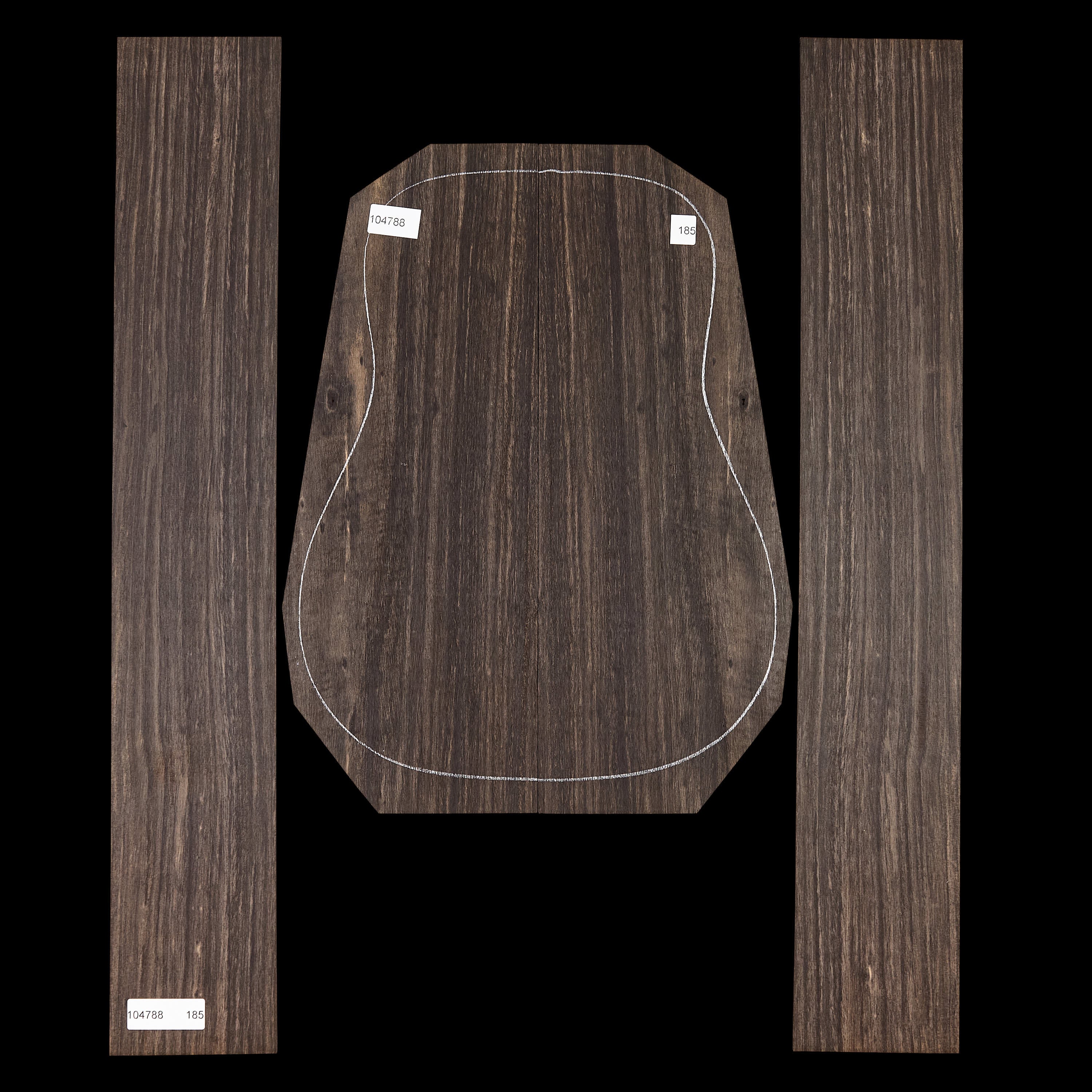 Crelicam Ebony Back + Side Set - 185