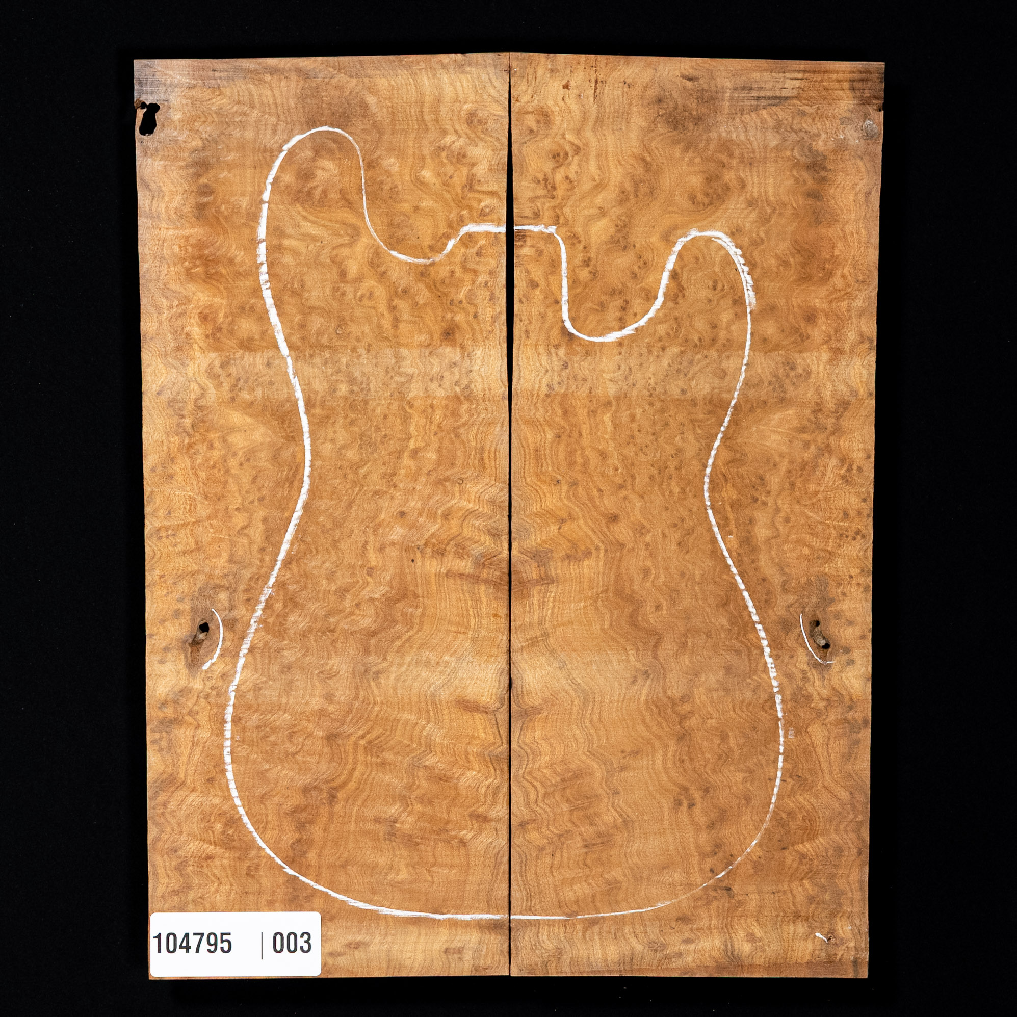 Burl Camphor Drop Top - 003 - StewMac