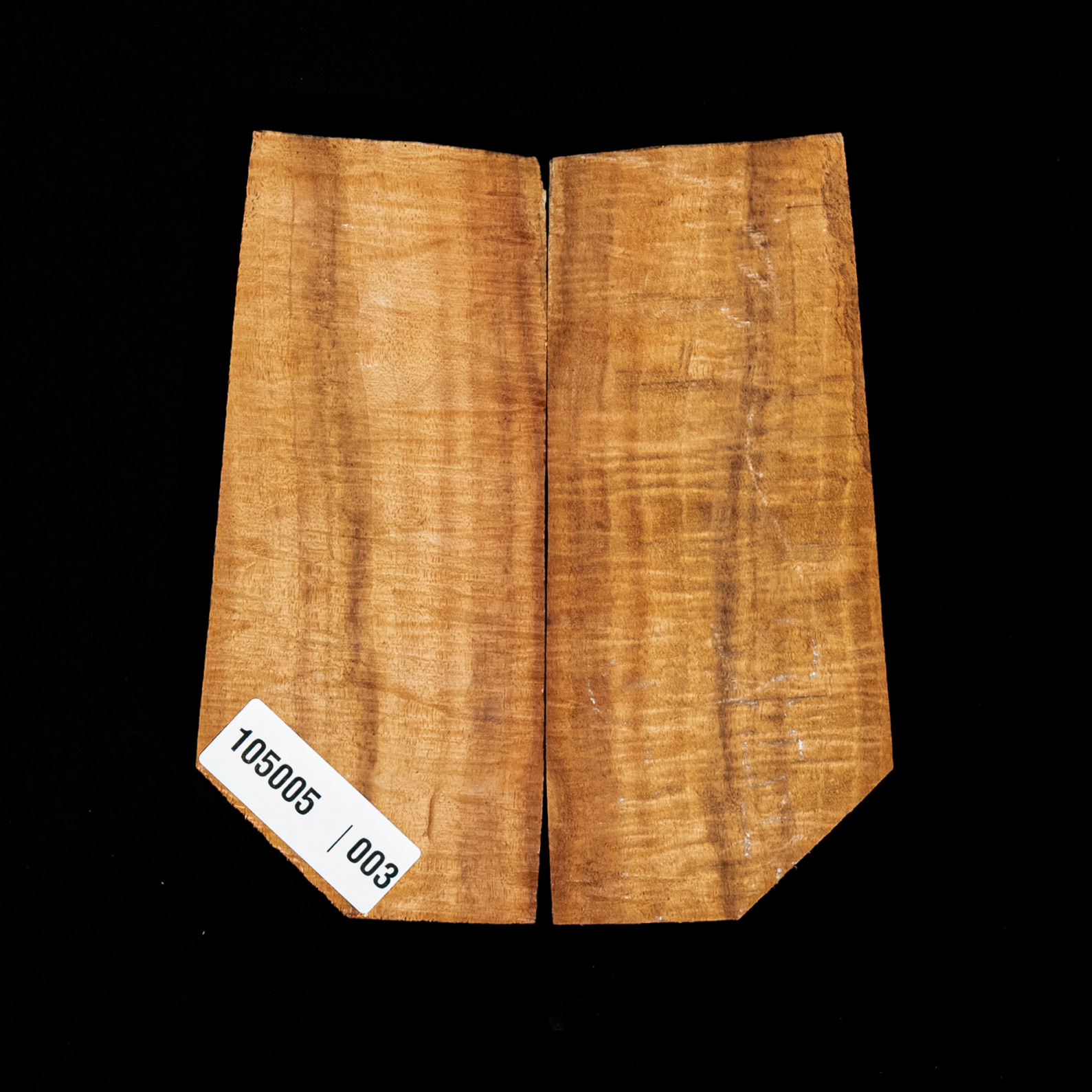 Flame Koa Top Set for Tenor Ukulele - 003