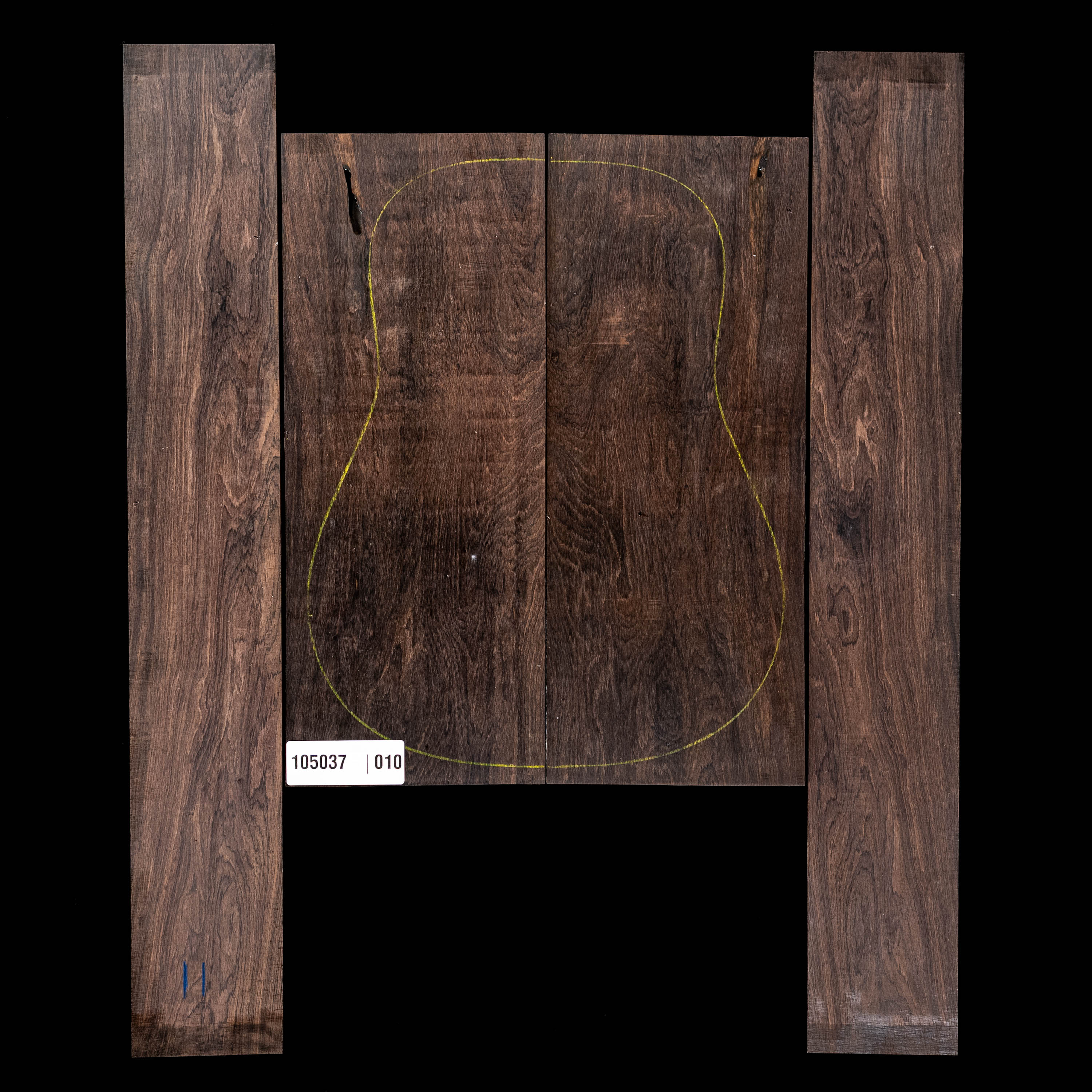 African Blackwood Back + Side Set - 010