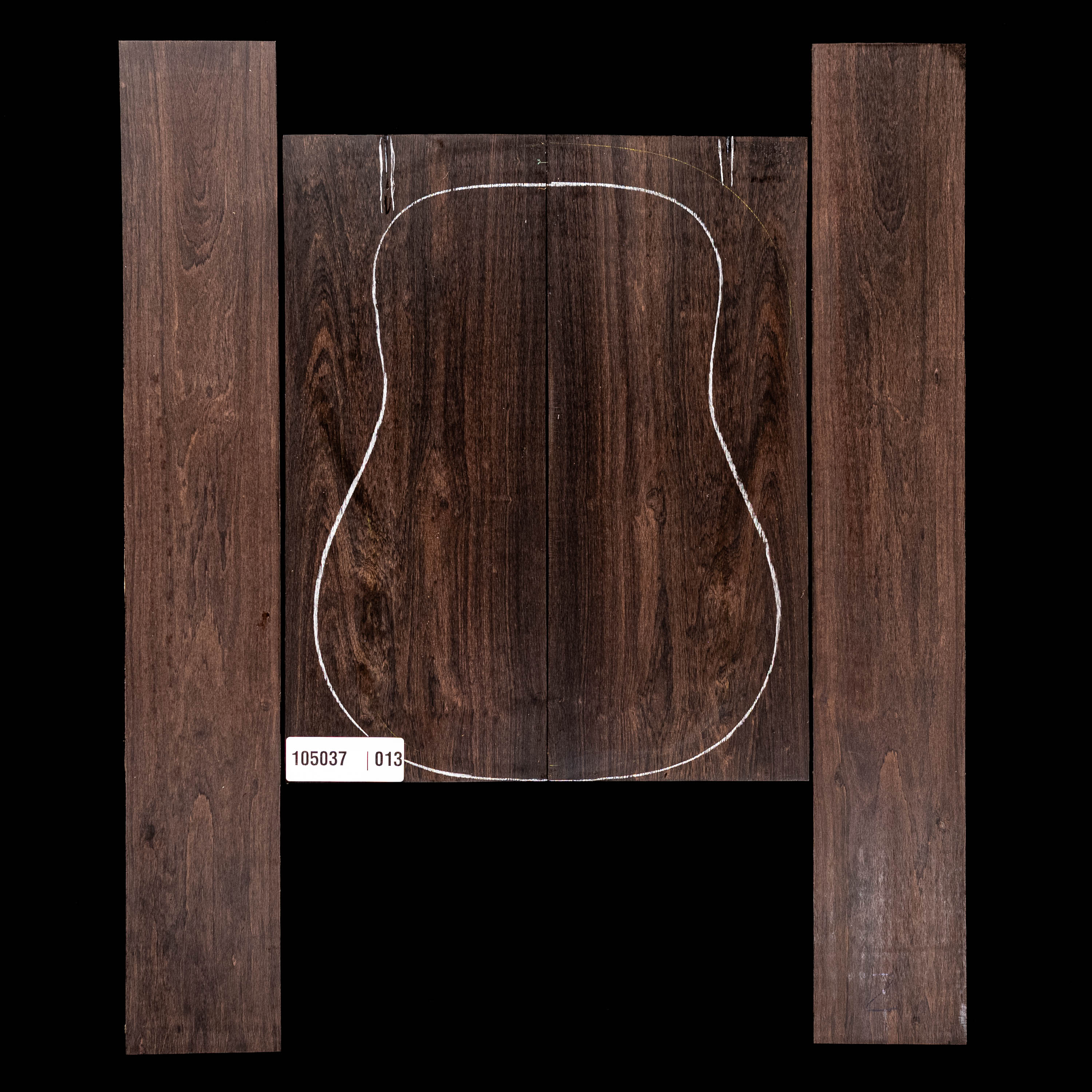 African Blackwood Back + Side Set - 013