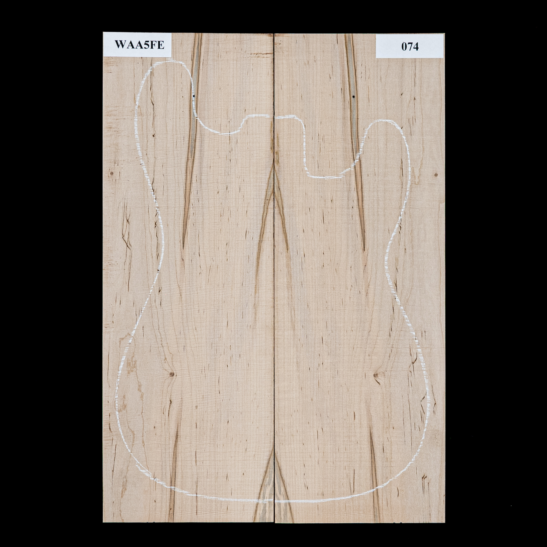 Flame Ambrosia Maple Carved Top For Electric - 074