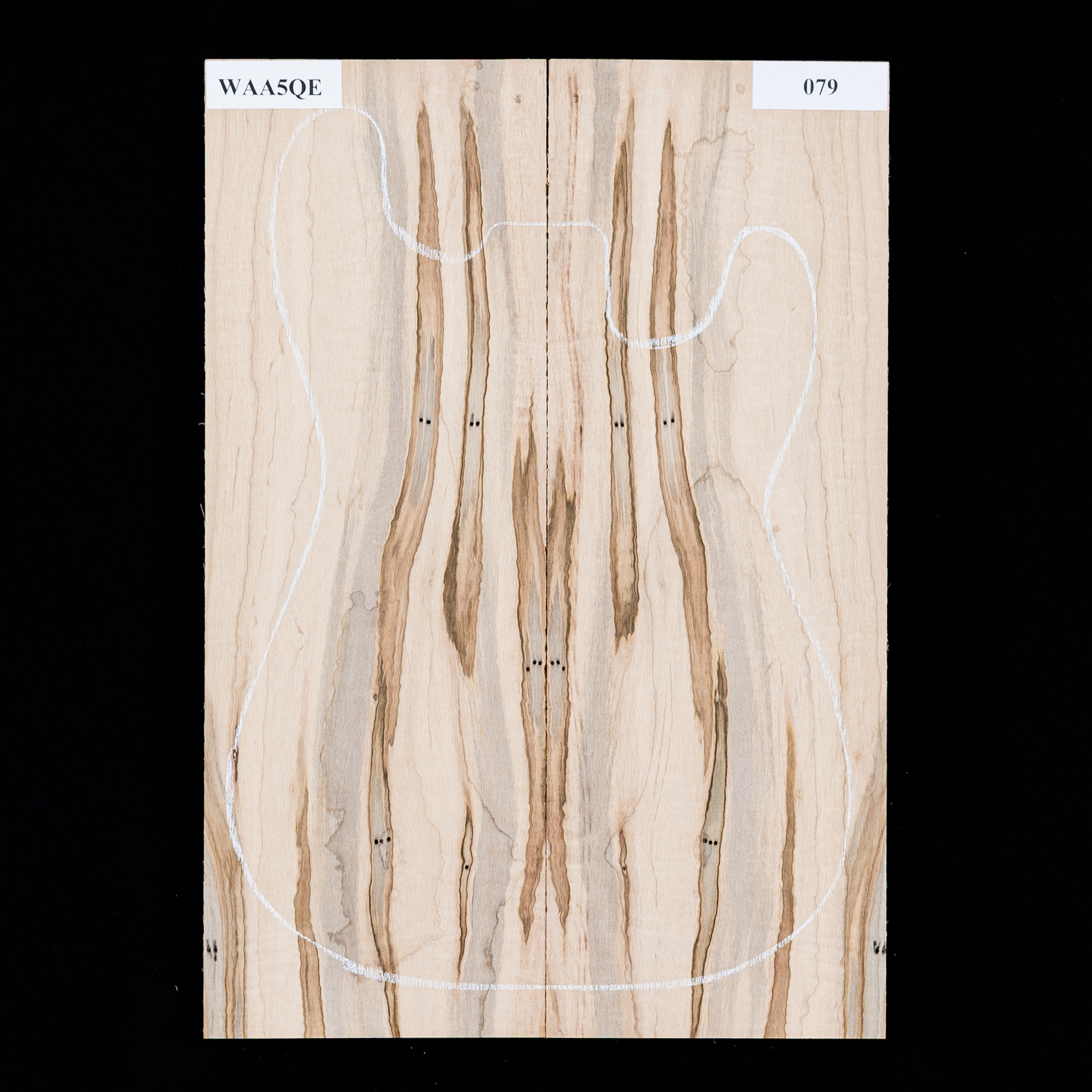 Tastiera In Acero Flame Curly Ambrosia AAA Per Chitarra Elettrica E Acustica – Feel Good Wood