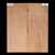 High-Flame Bigleaf Maple Torrefied Carved Top - 067