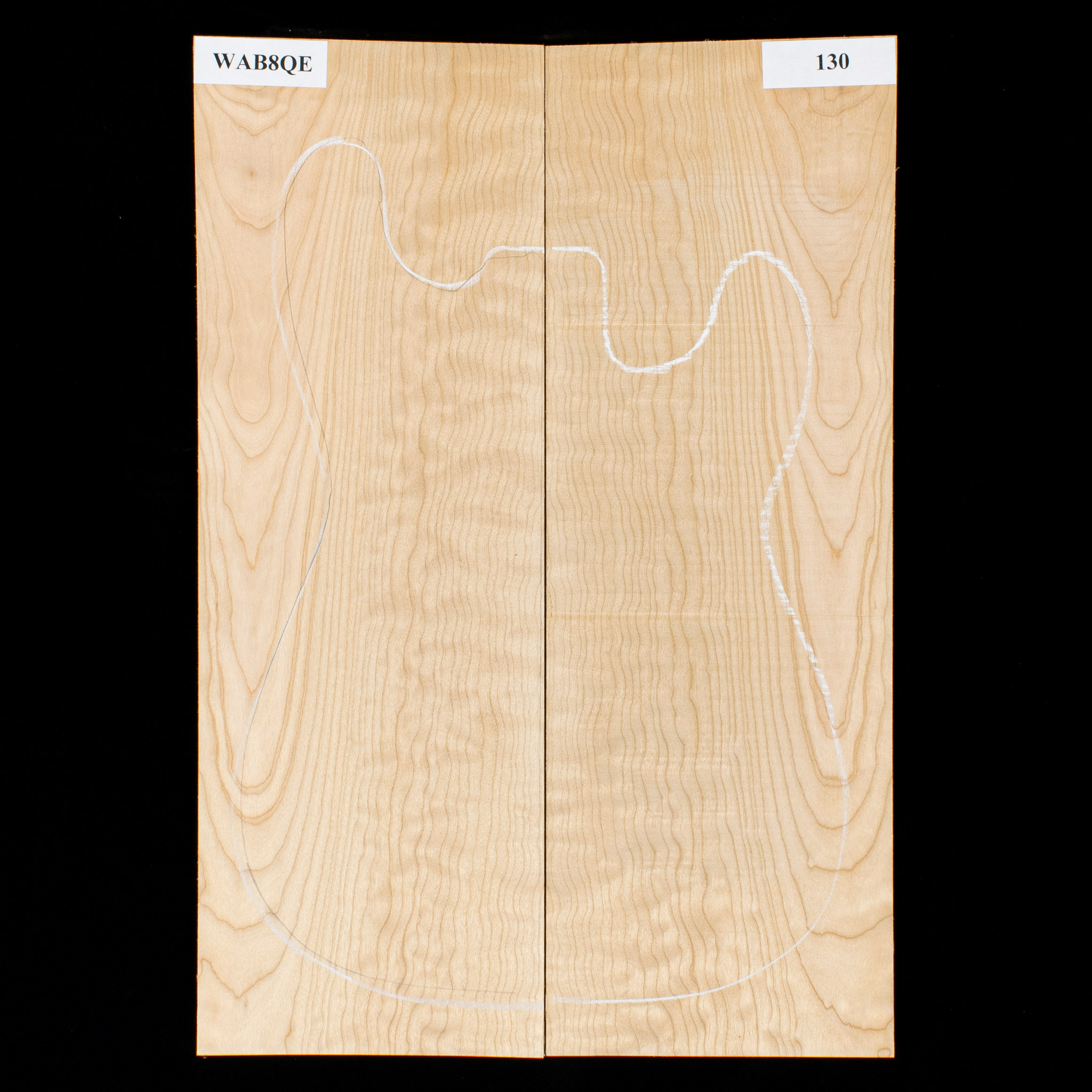 Quilted Bigleaf Maple Laminated Top - 130